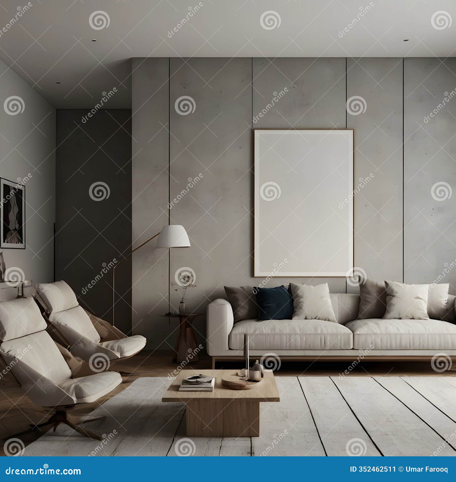 modern minimalist room