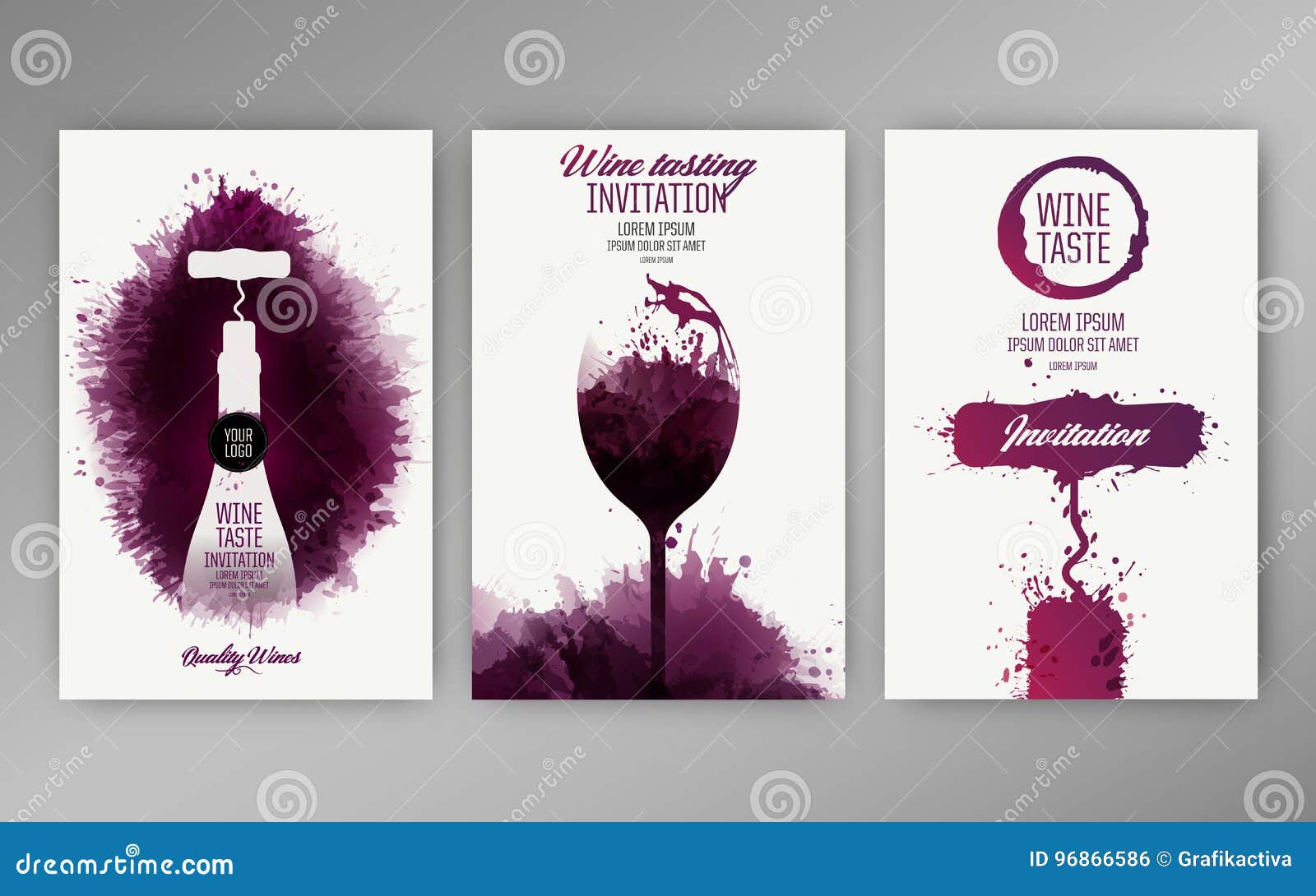  templates background wine stains