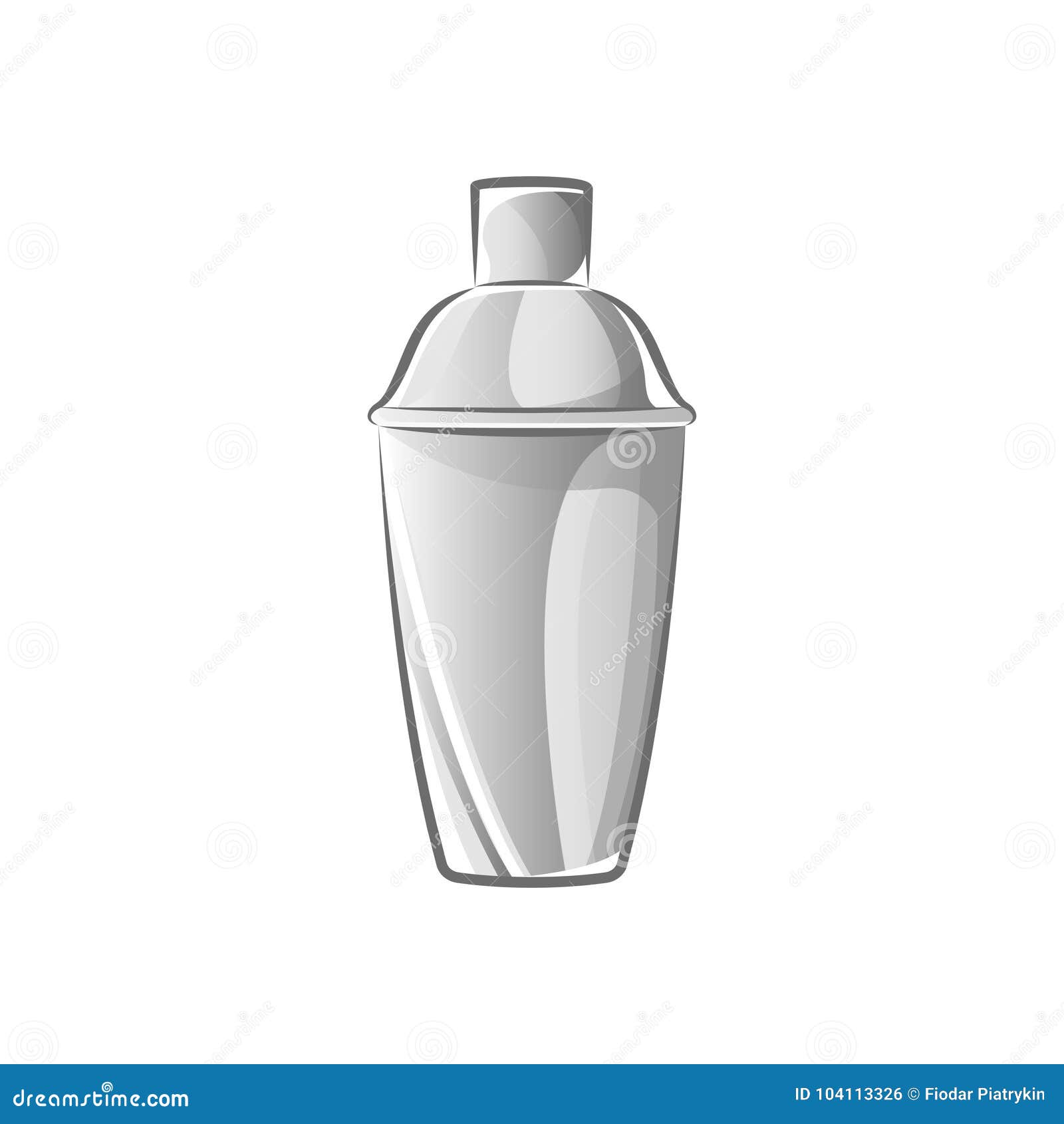 Vector draw of shaker stock vector. Illustration of design 104113326