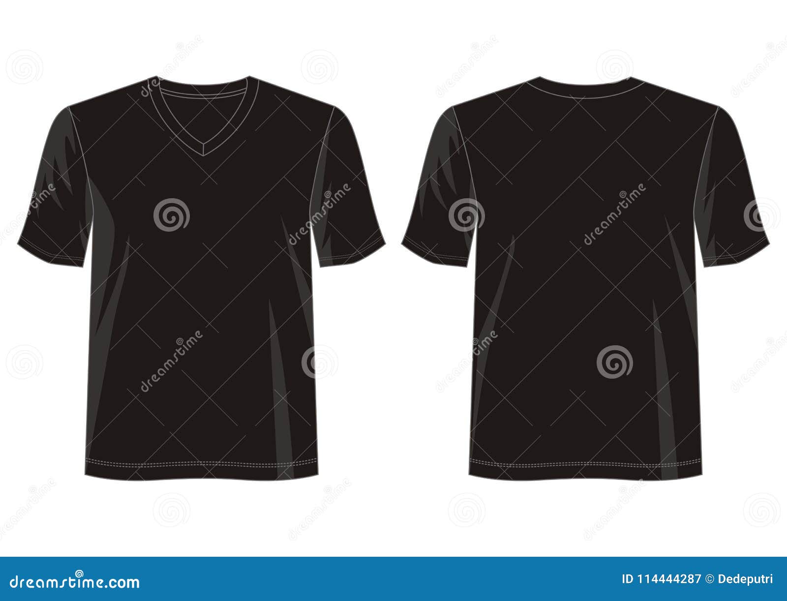 Design Vector T Shirt Template Collection for Men 029 Stock Vector ...