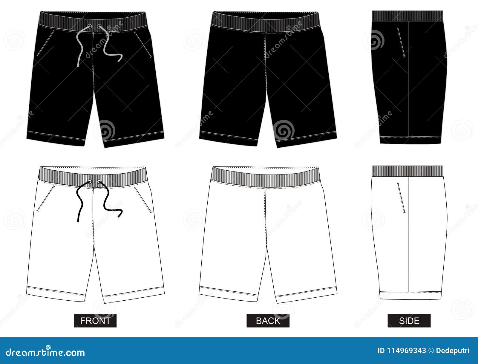 Download Vector Shorts Template Stock Illustrations 4 992 Vector Shorts Template Stock Illustrations Vectors Clipart Dreamstime