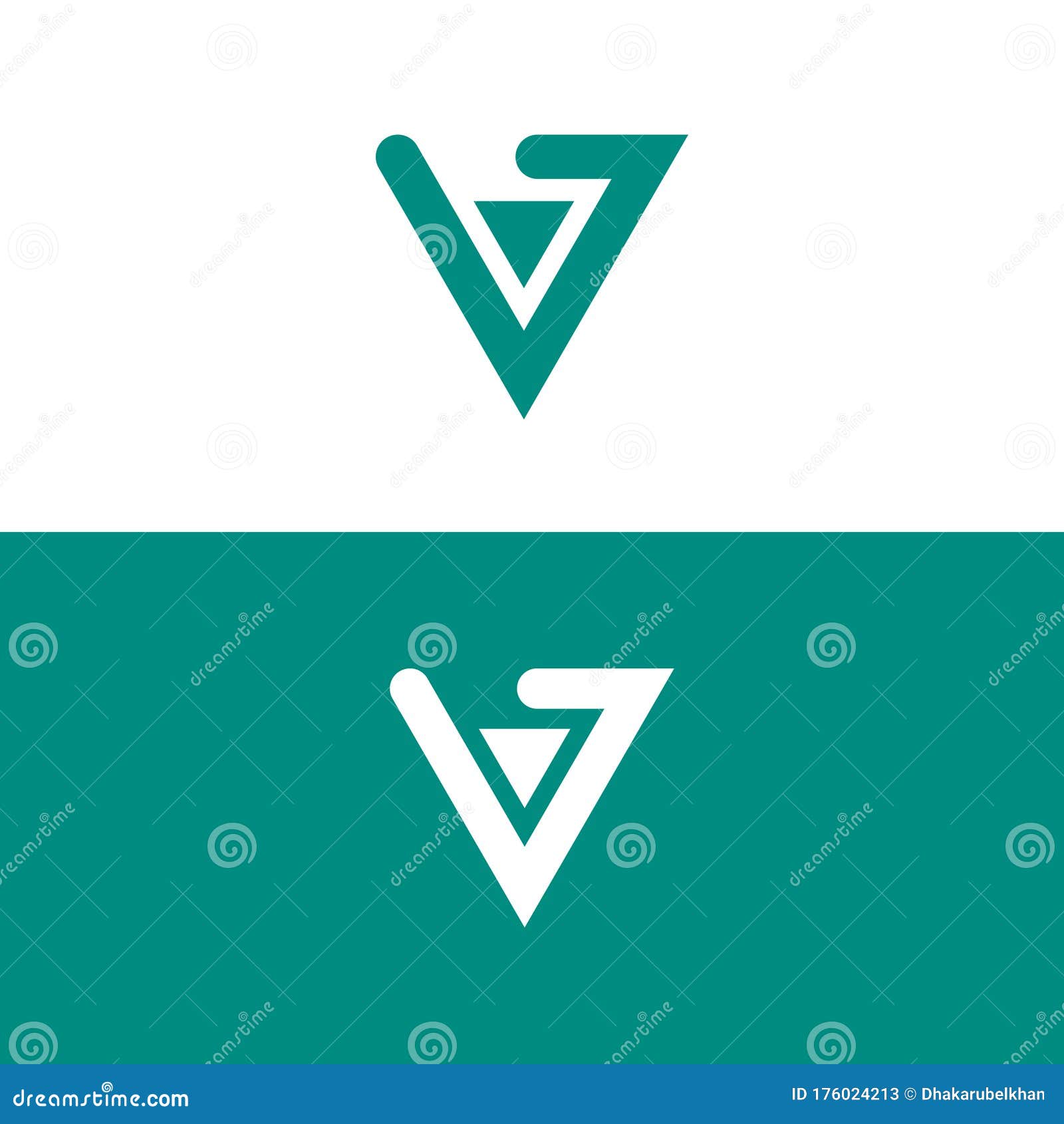 Design A Very Professional Letter V Logo Design For Your Business Stock Vector Illustration Of Fast Isolated