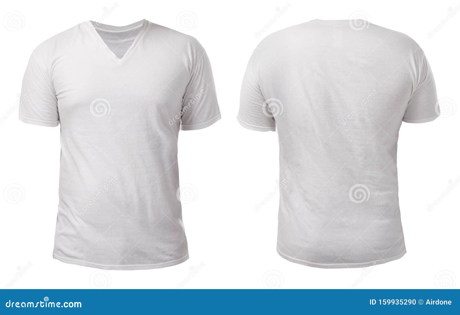 Design-Vorlage Für Ein Weißes V-Neck-Shirt Stockfoto - Bild von Intended For Blank V Neck T Shirt Template