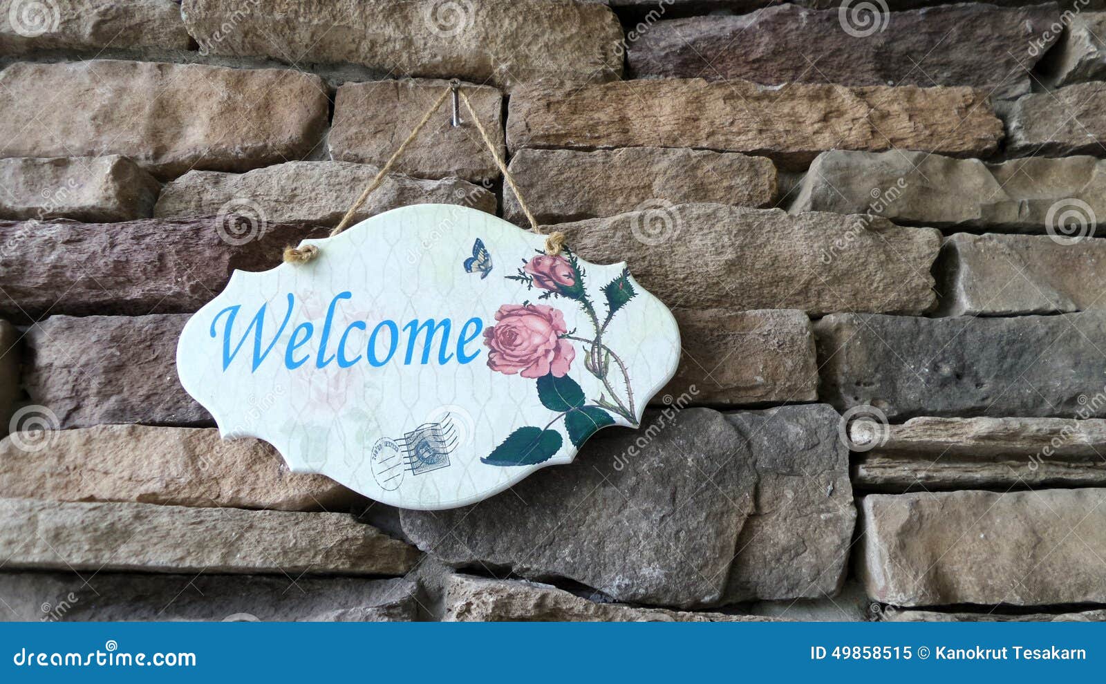 Design welcome sign stock image. Image of valentine, background - 49858515