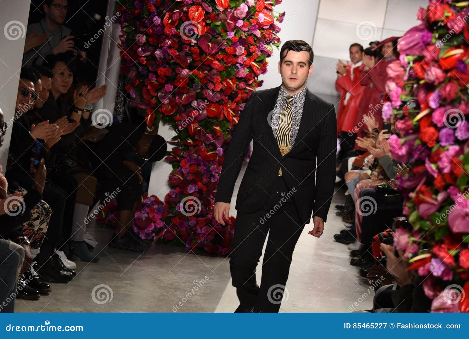 Designer Alejandro Gmez Palomo Walks the Runway at the Palomo Spain