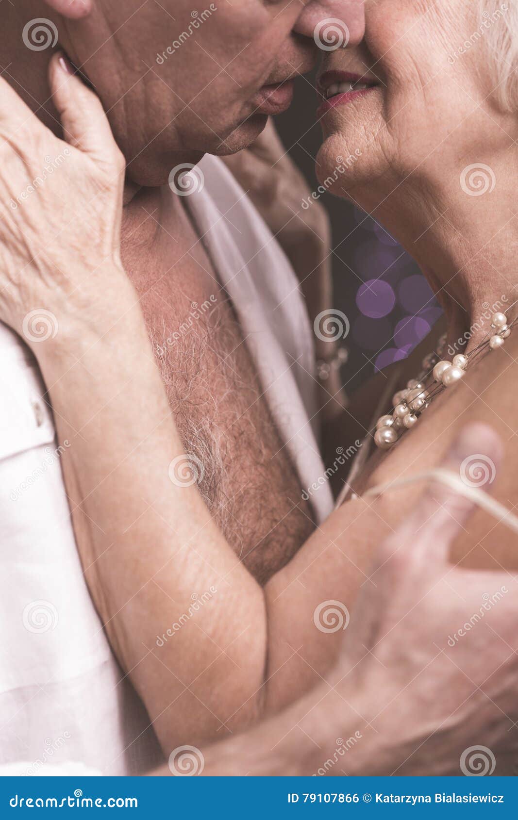 Desire and Sex in the Elderly Stock Photo image