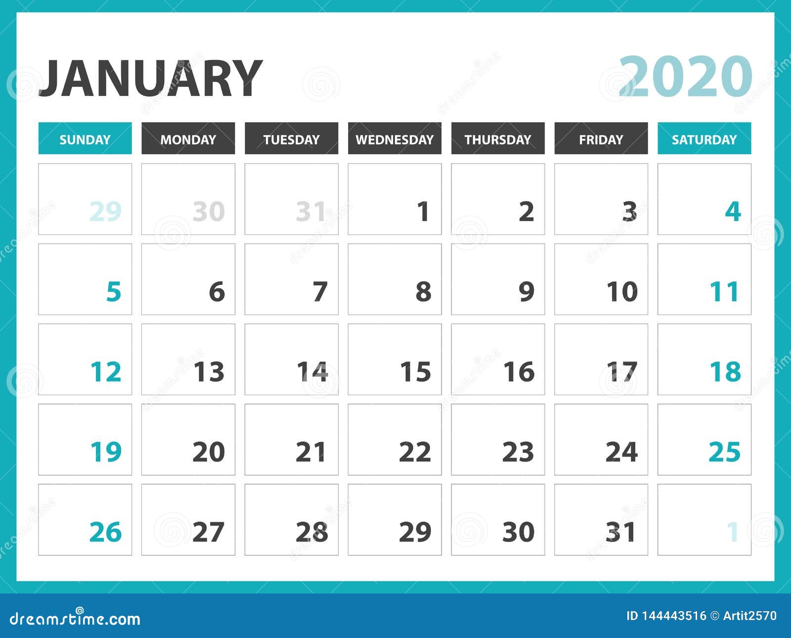 Calendar Template With Picture from thumbs.dreamstime.com