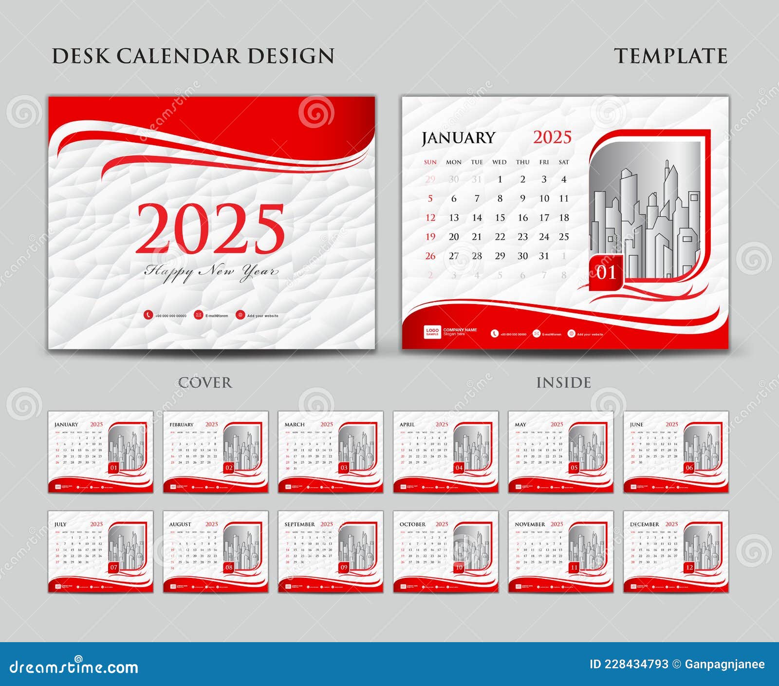 desk-calendar-2025-template-set-cover-design-red-background-wall