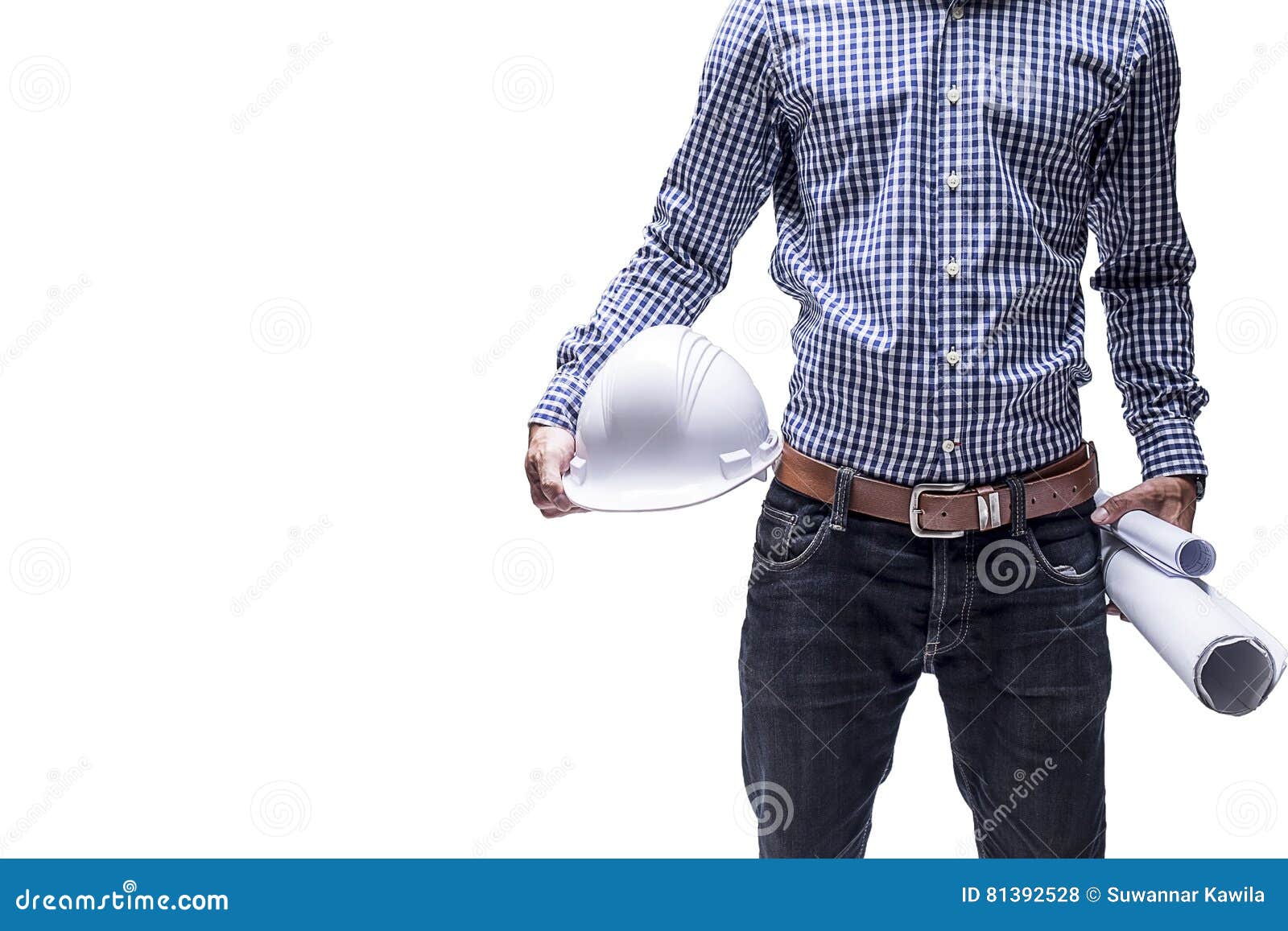 Desk of Engineering Project with Engineering Tools Stock Photo Image