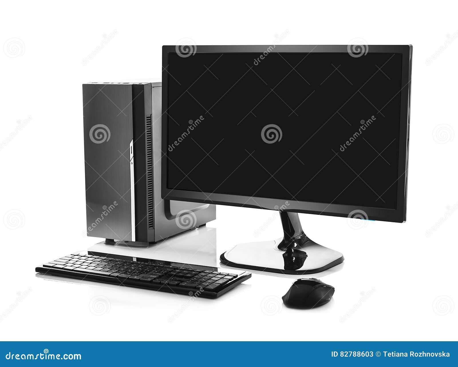 Desktop computer. stock image. Image of image, monitor - 82788603