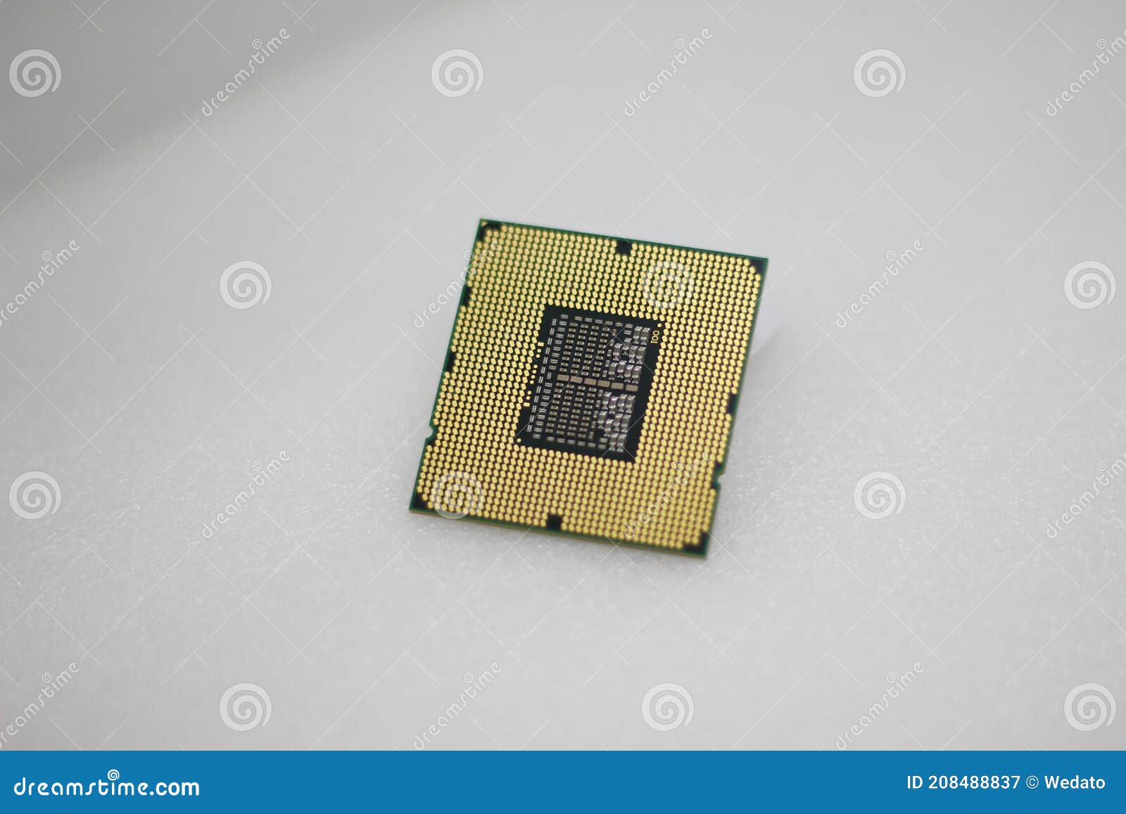 Desktop Computer Processor, New Generation Cpu Closeup Stock Image
