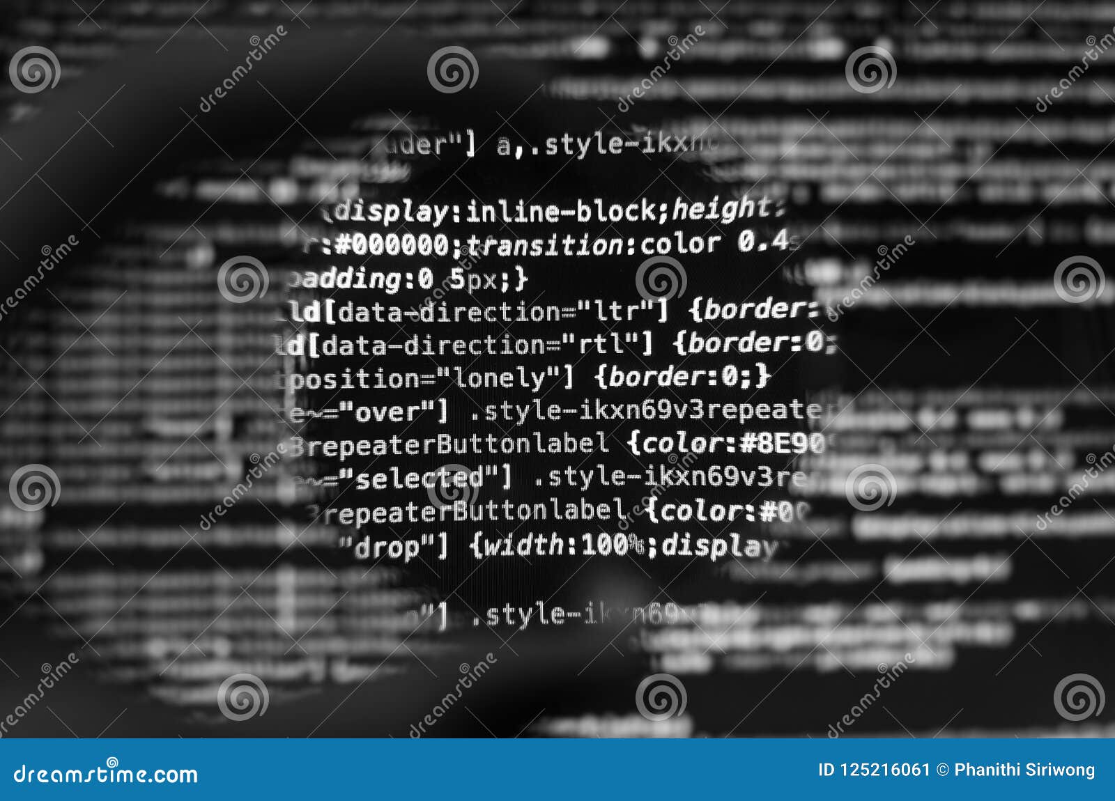 Desktop Source Code and Wallpaper by Computer Language with Coding and  Programming. Stock Image - Image of focus, desktop: 124935197