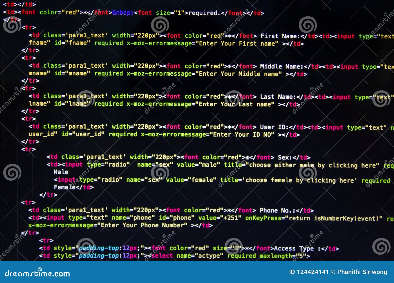 Desktop Source Code and Wallpaper by Computer Language with Coding and  Programming. Stock Photo - Image of application, focus: 124707230