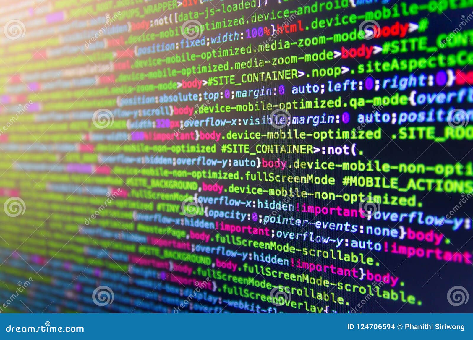 Desktop Source Code and Wallpaper by Computer Language with Coding and  Programming. Stock Image - Image of develop, black: 124706065