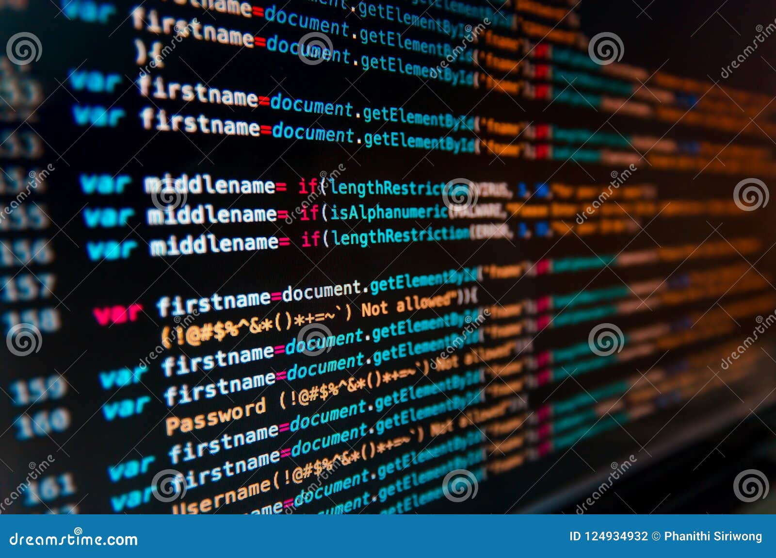 Desktop Source Code And Technology Background, Developer Or Programer With  Coding And Programming, Wallpaper By Computer Language And Source Code,  Computer Virus And Malware Attack. Stock Photo, Picture and Royalty Free  Image.