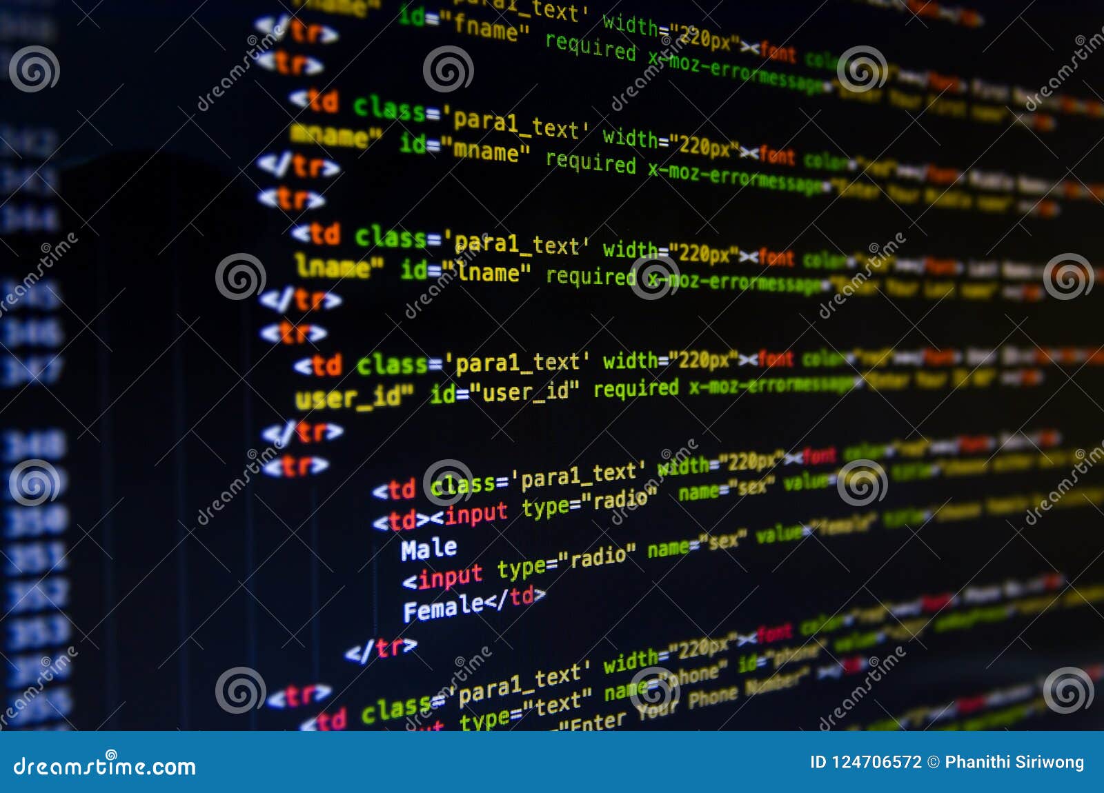 Desktop Source Code and Wallpaper by Computer Language with Coding and  Programming. Stock Photo - Image of background, pattern: 124706572