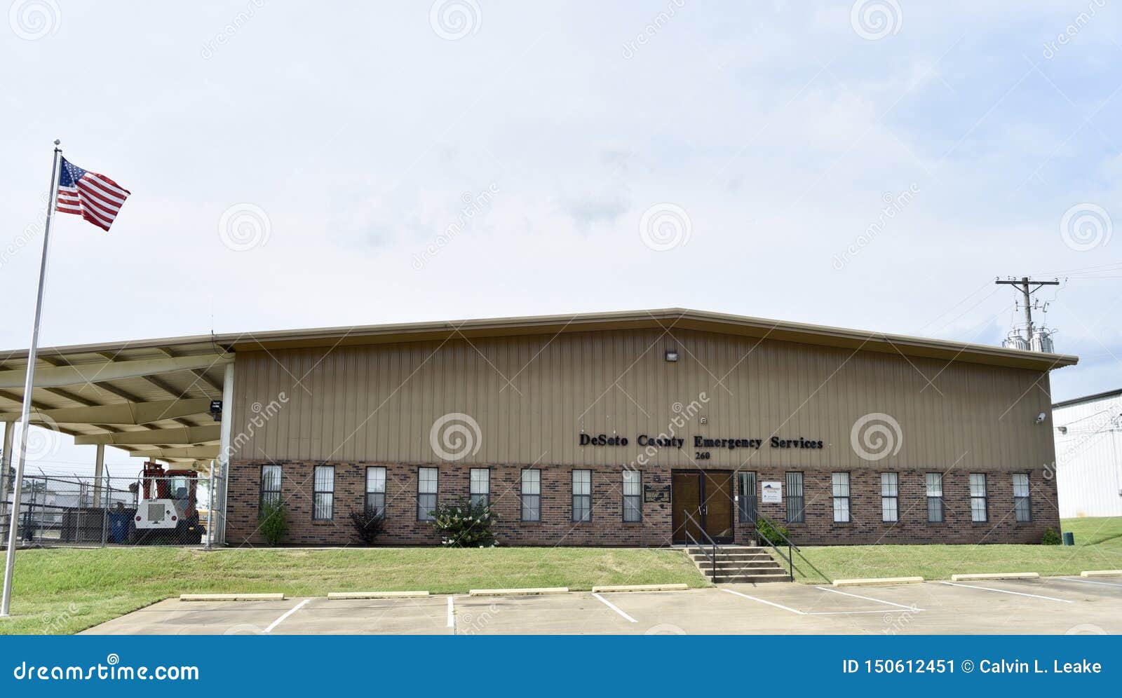 Desoto County Emergency Services, Hernando, Mississippi Editorial Photo