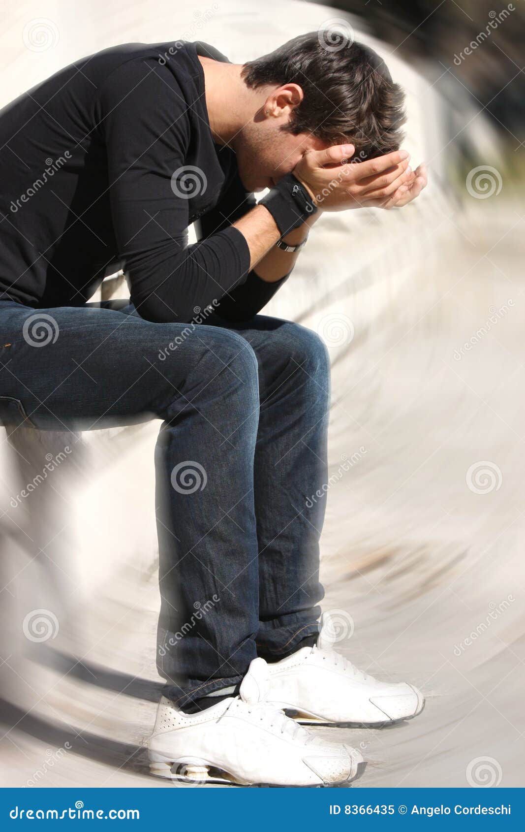 Desperate and Sad Boy Problems Teens Stock Image - Image of ...