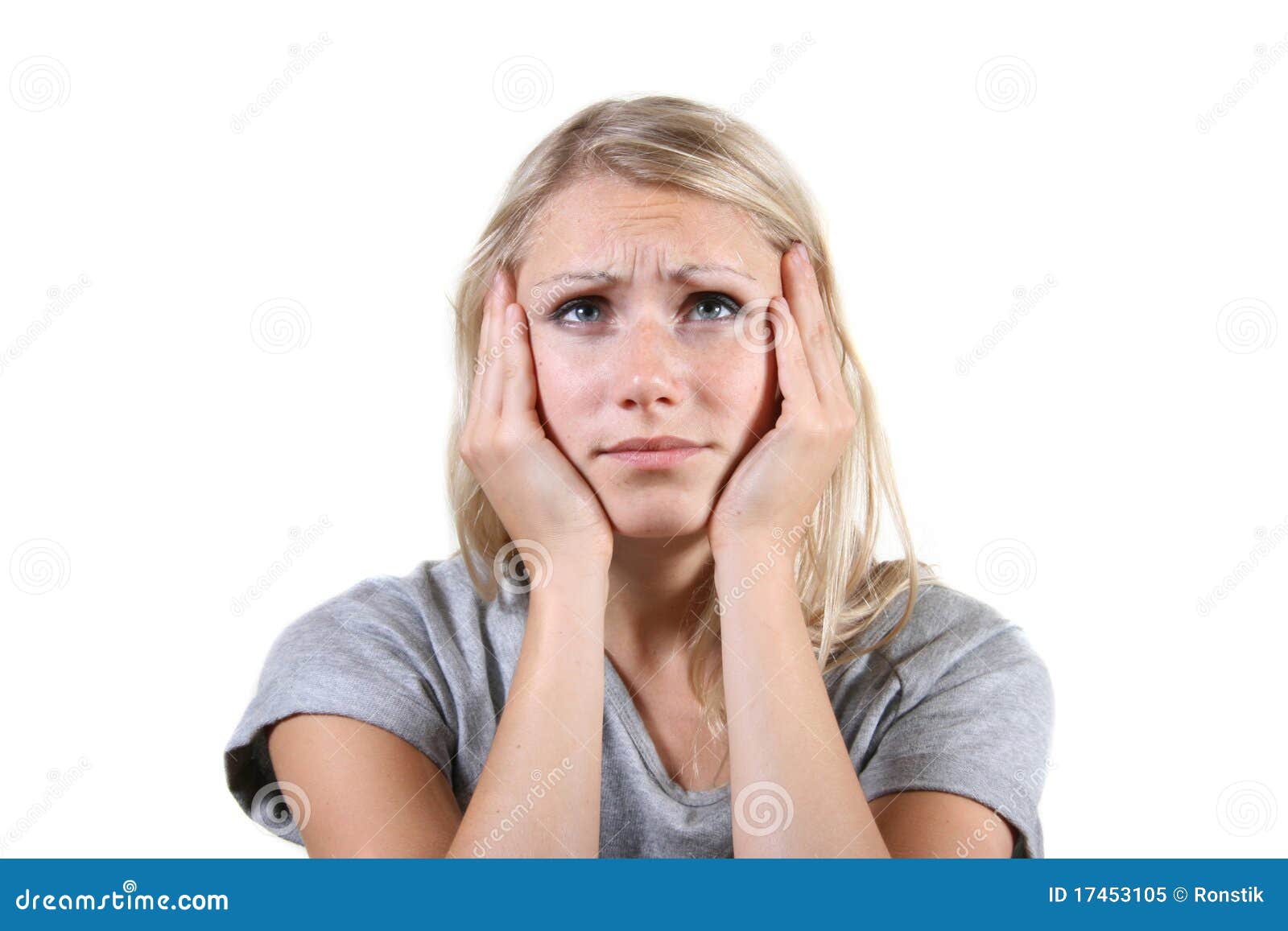 Desperate woman stock image. Image of examination, exam 17453105