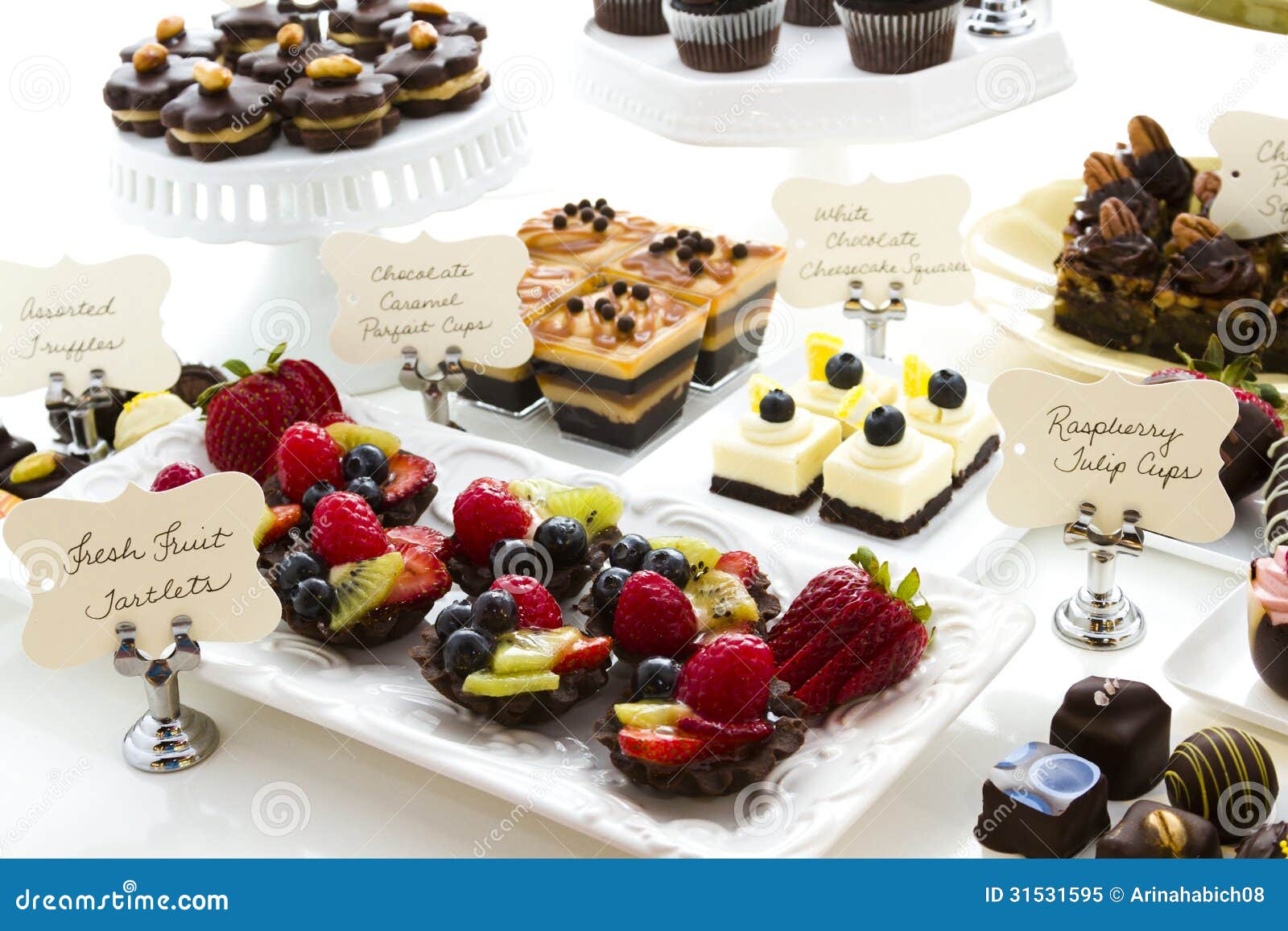 Dessert bar stock image. Image of food, assorted, covered 31531595