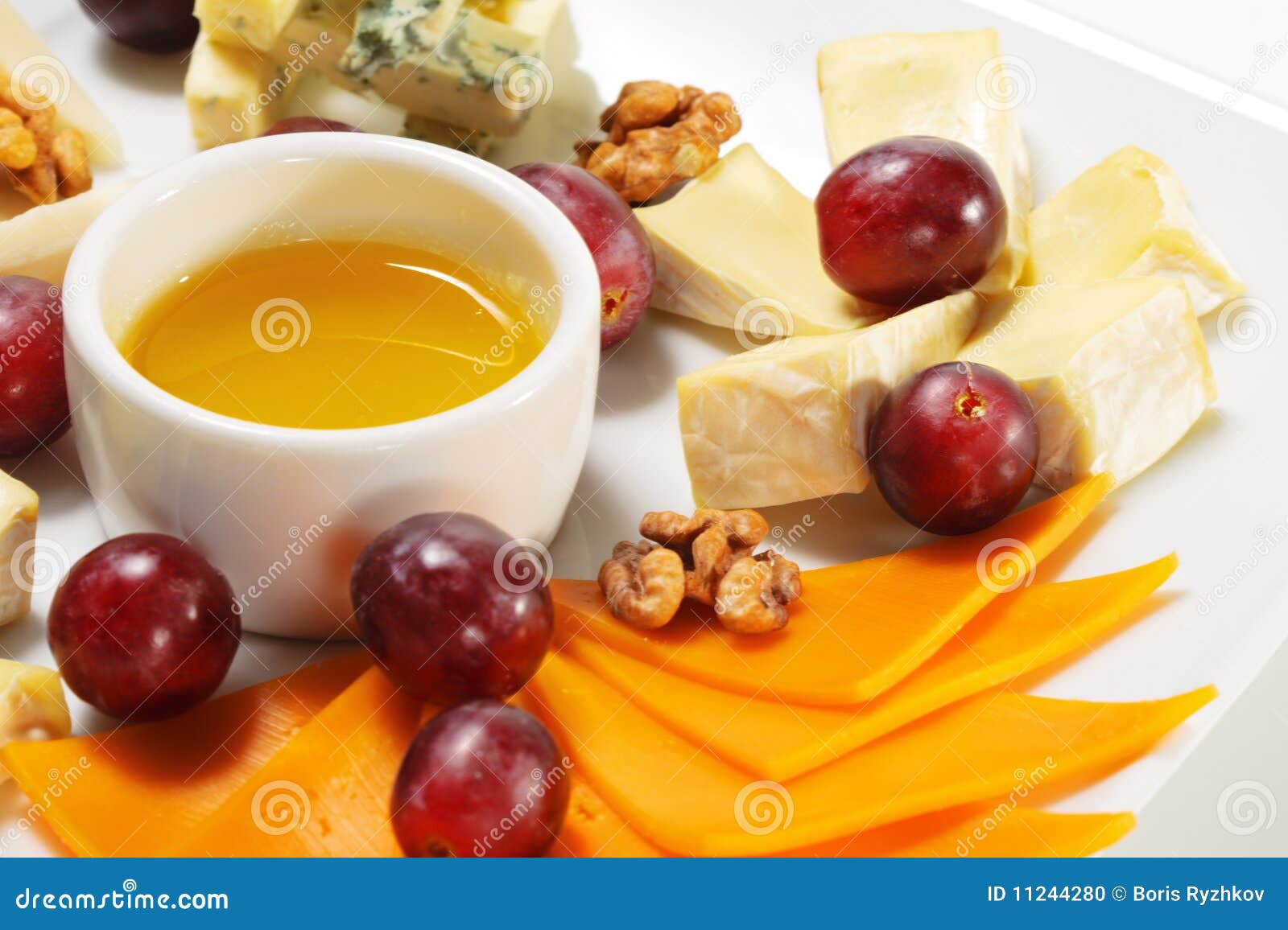 Dessert Cheese Plate stock photo. Image of delicatessen 11244280