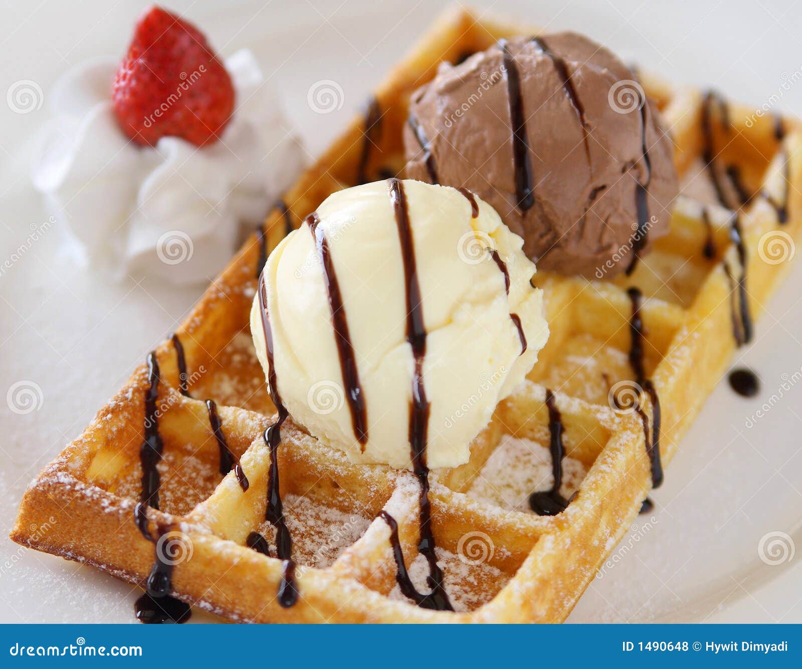 Dessert delight stock photo. Image of dessert, white, plate 1490648