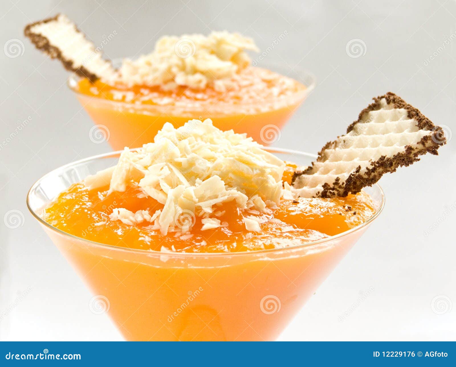 Dessert della zucca fotografia stock. Immagine di alimento 12229176