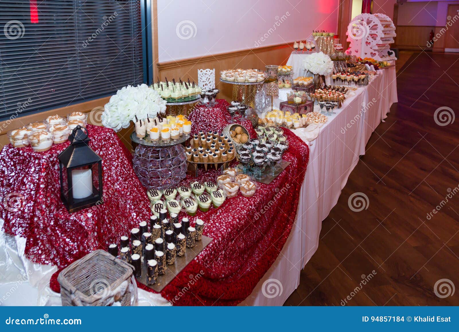 Dessert Table stock photo. Image of tasty, table, tissue - 94857184