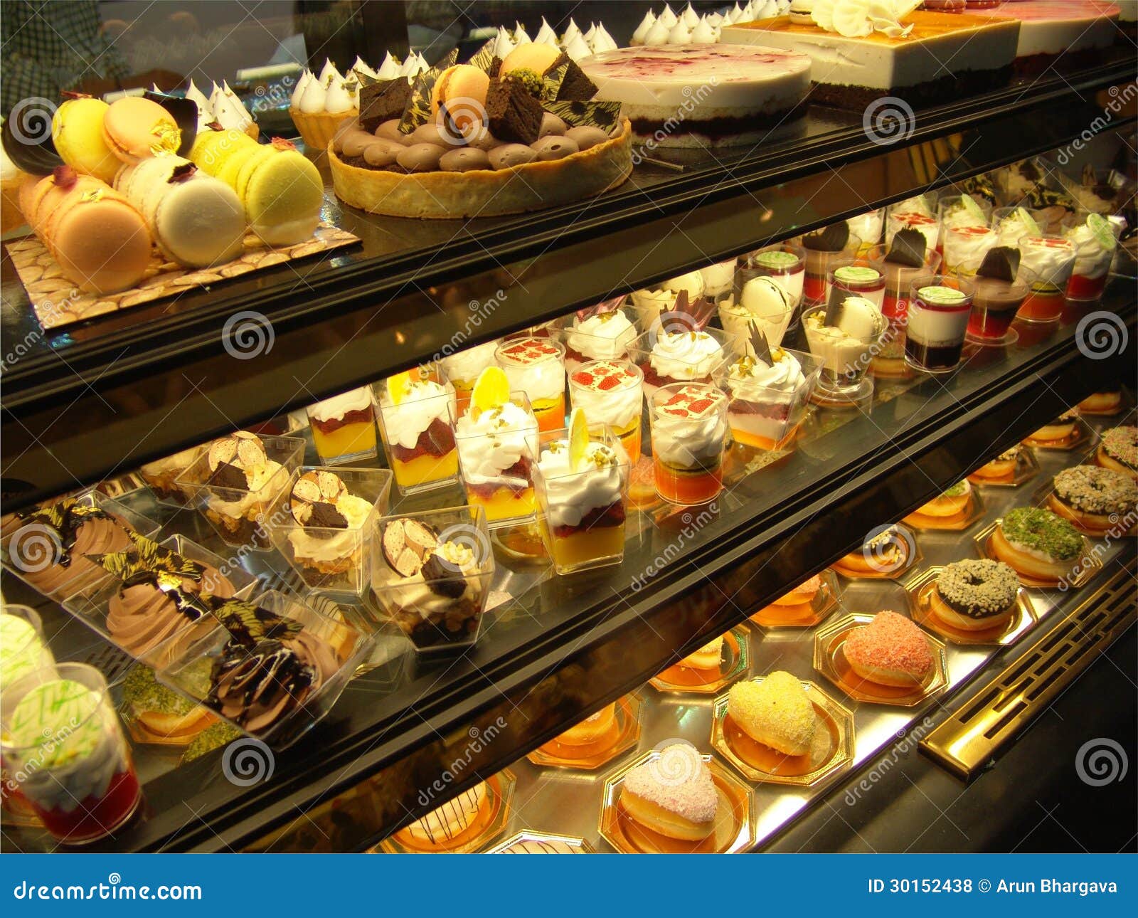 Dessert shop stock photo. Image of case, arrangement 30152438