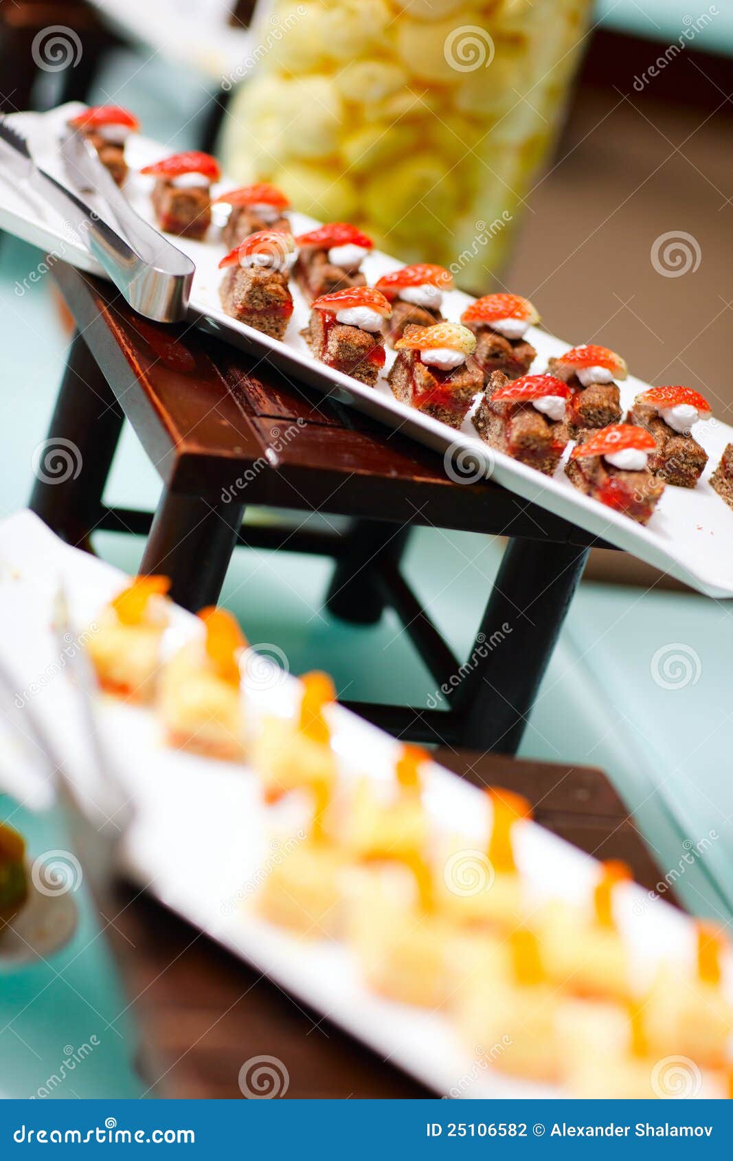 Desserts at Restaurant Buffet Table Stock Photo Image of breakfast