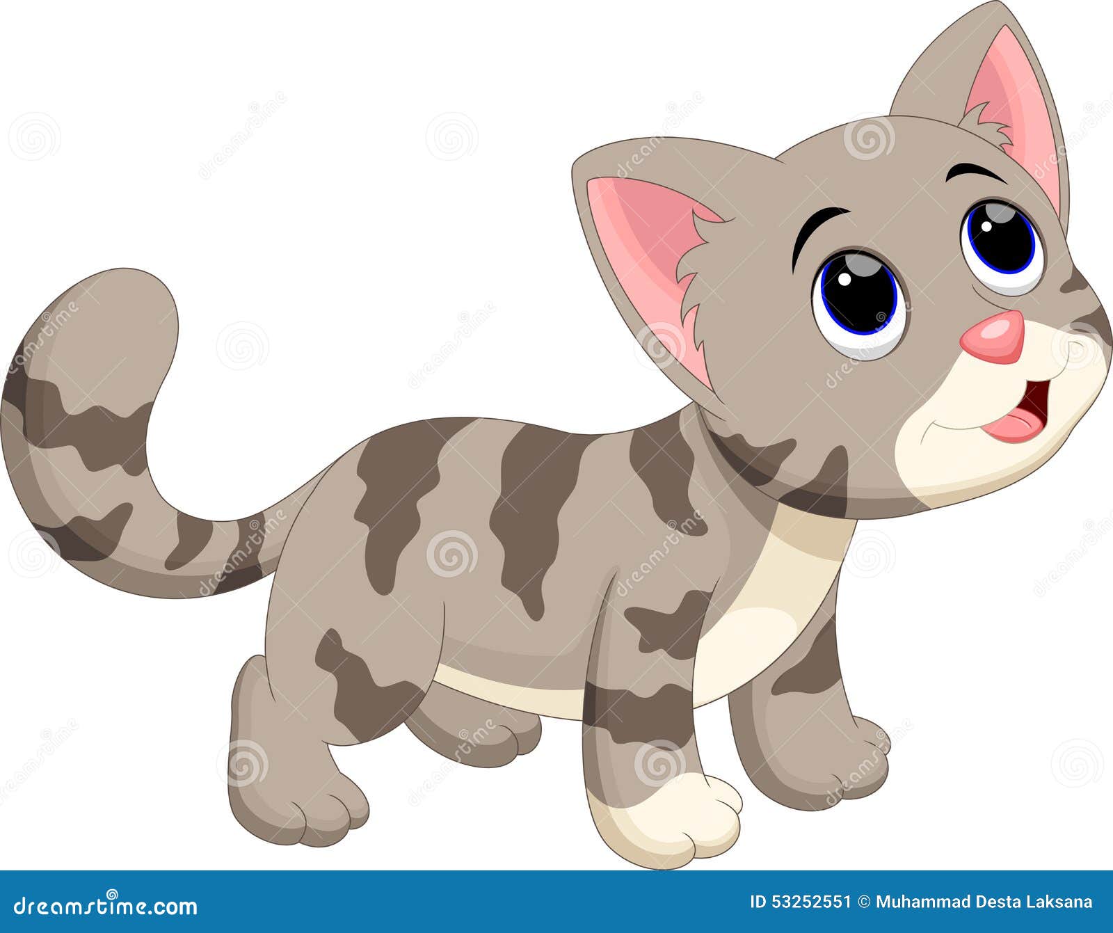 Dessin Anime Mignon De Chat Illustration Stock Illustration Du Dessin Mignon