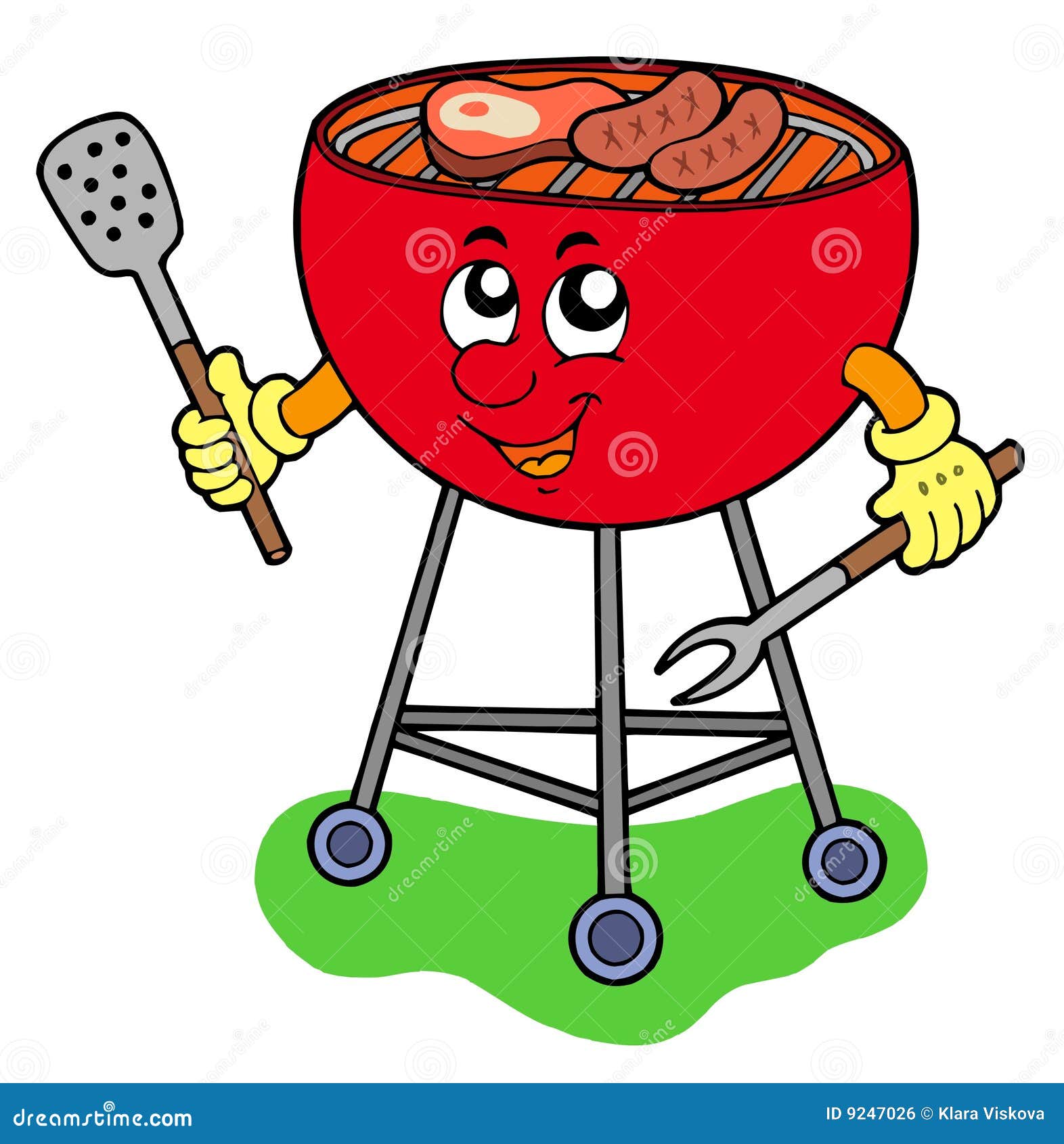 barbecue dessin Top Plancha