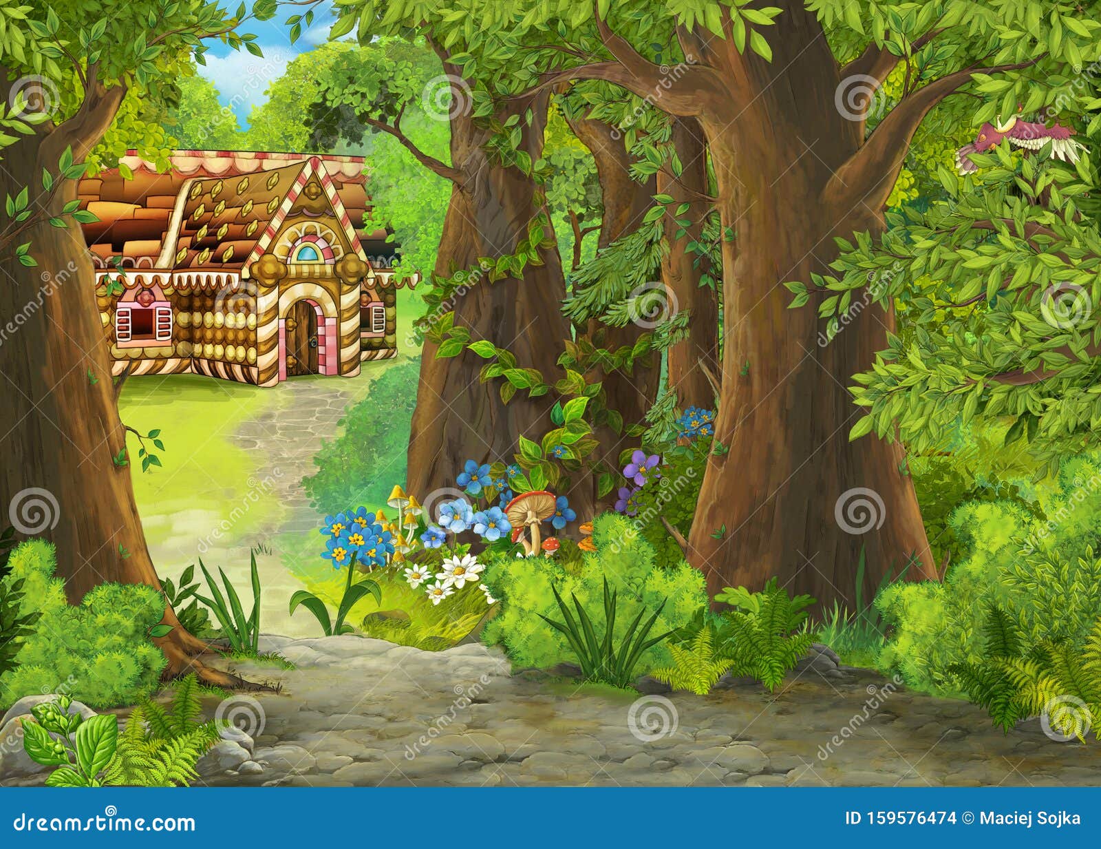 Dessin D Ete Avec Chemin Dans La Foret Vers Une Maison Faite De Bonbons Personne Sur Place Illustration Pour Les Enfants Illustration Stock Illustration Du Fee Fleurs Dessin D Ete Avec Chemin Dans La Foret Vers Une Maison Faite De Bonbons Personne Sur Place Illustration Pour Les Enfants Illustration Stock Illustration Du Fee Fleurs