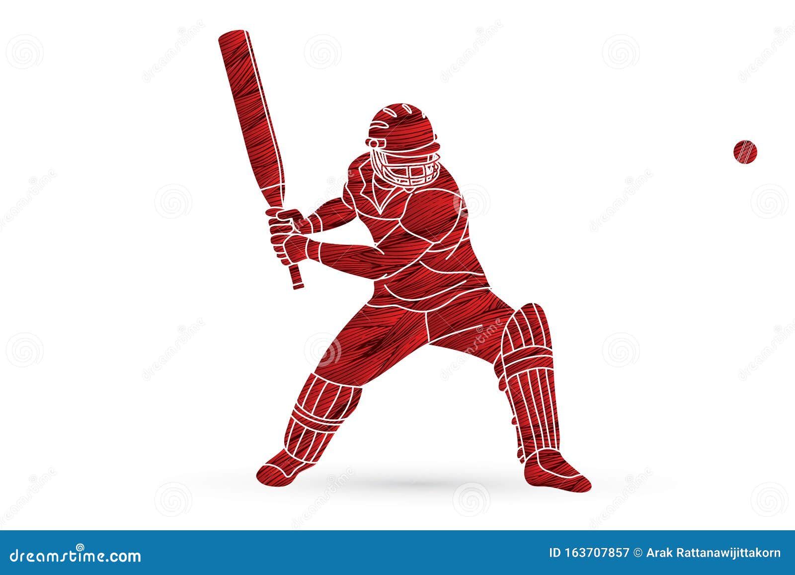 dessin en ligne continue unique d'un jeune homme agile joueur de cricket  balançoire batte de cricket à l'illustration vectorielle du terrain d'entraînement.  concept d'exercice sportif. conception à la mode d'une ligne pour