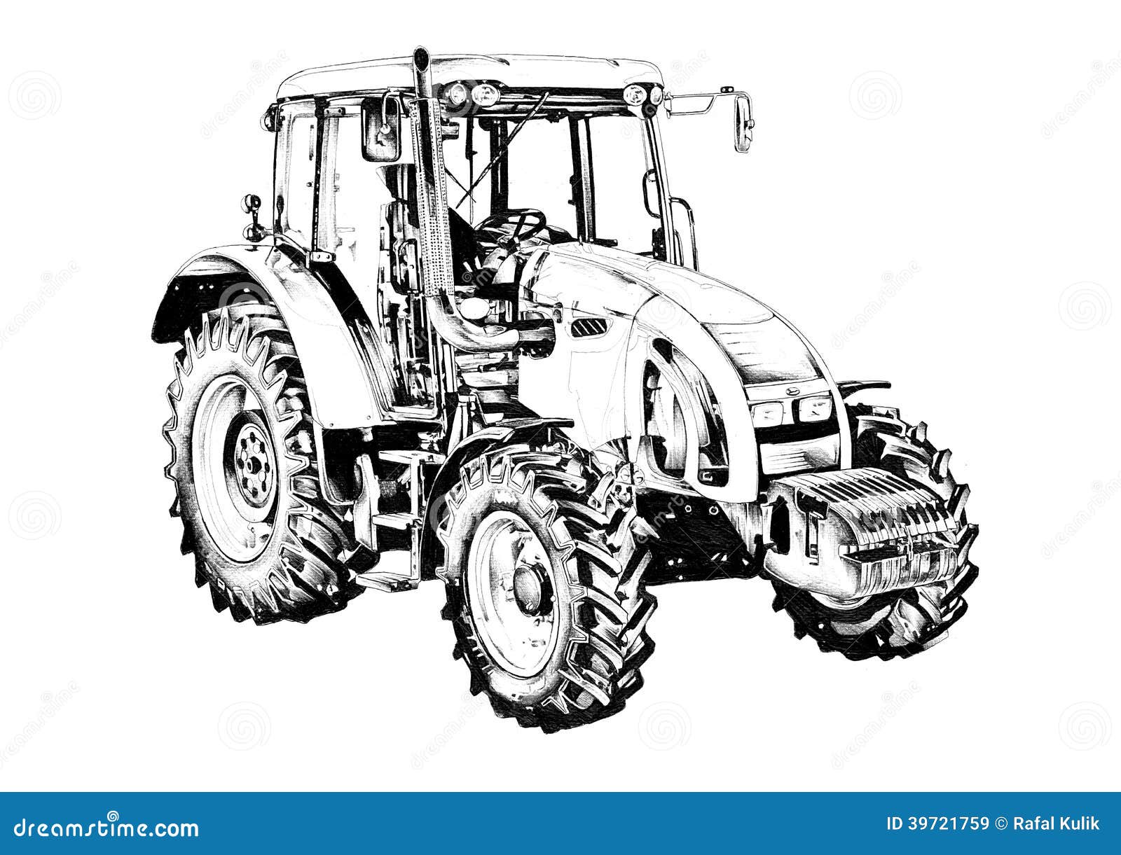 images libres de droits dessin d art d illustration de tracteur agricole image