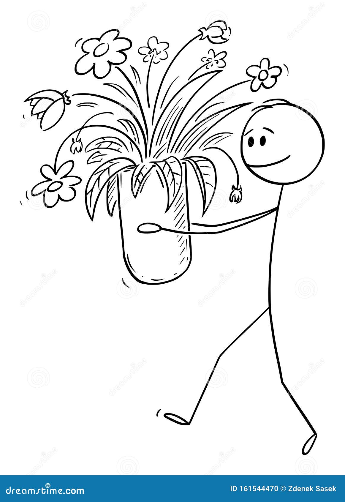 Dessin De L Homme Portant Ou Tenant Un Vase De Fleurs Illustration De Vecteur Illustration Du Groupe Attraction Dessin De L Homme Portant Ou Tenant Un Vase De Fleurs Illustration De Vecteur Illustration Du Groupe Attraction