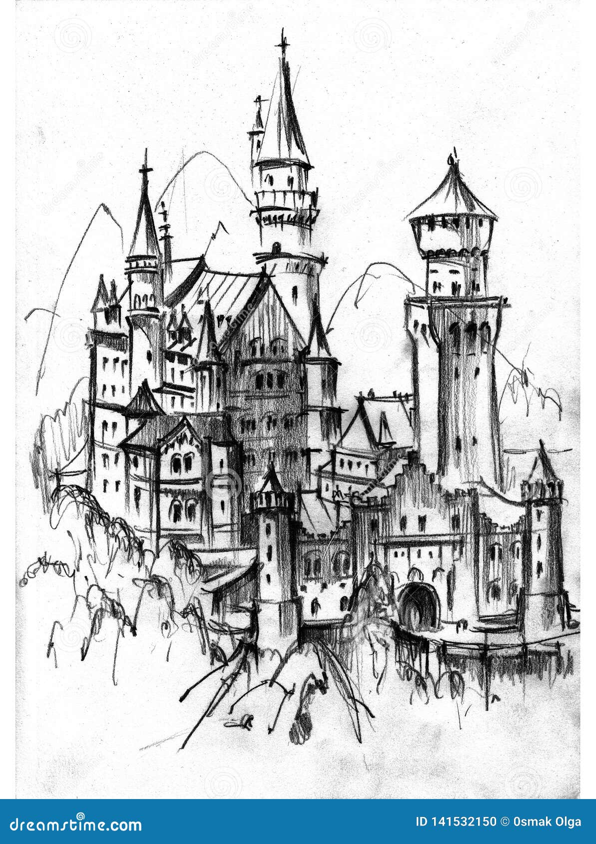 Dessin Des Structures Architecturales Du Chateau Medieval De Conte De Fees Dans Les Montagnes De L Allemagne Croquis De Paysage U Illustration Stock Illustration Du Architecturales Dessin Dessin Des Structures Architecturales Du Chateau Medieval De Conte De Fees Dans Les Montagnes De L Allemagne Croquis De Paysage U Illustration Stock Illustration Du Architecturales Dessin