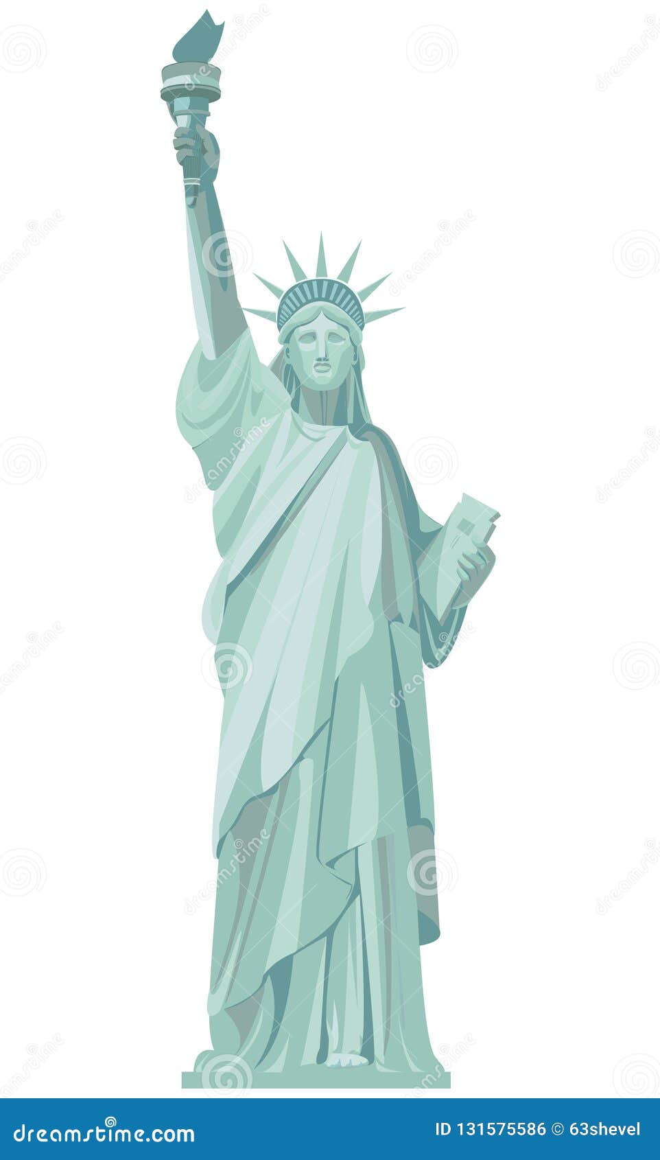 Dessin De La Statue De La Liberte Dessin Graphique De La Statue De La Liberté Illustration de Vecteur - Illustration du détaillé, liberté: 131575586