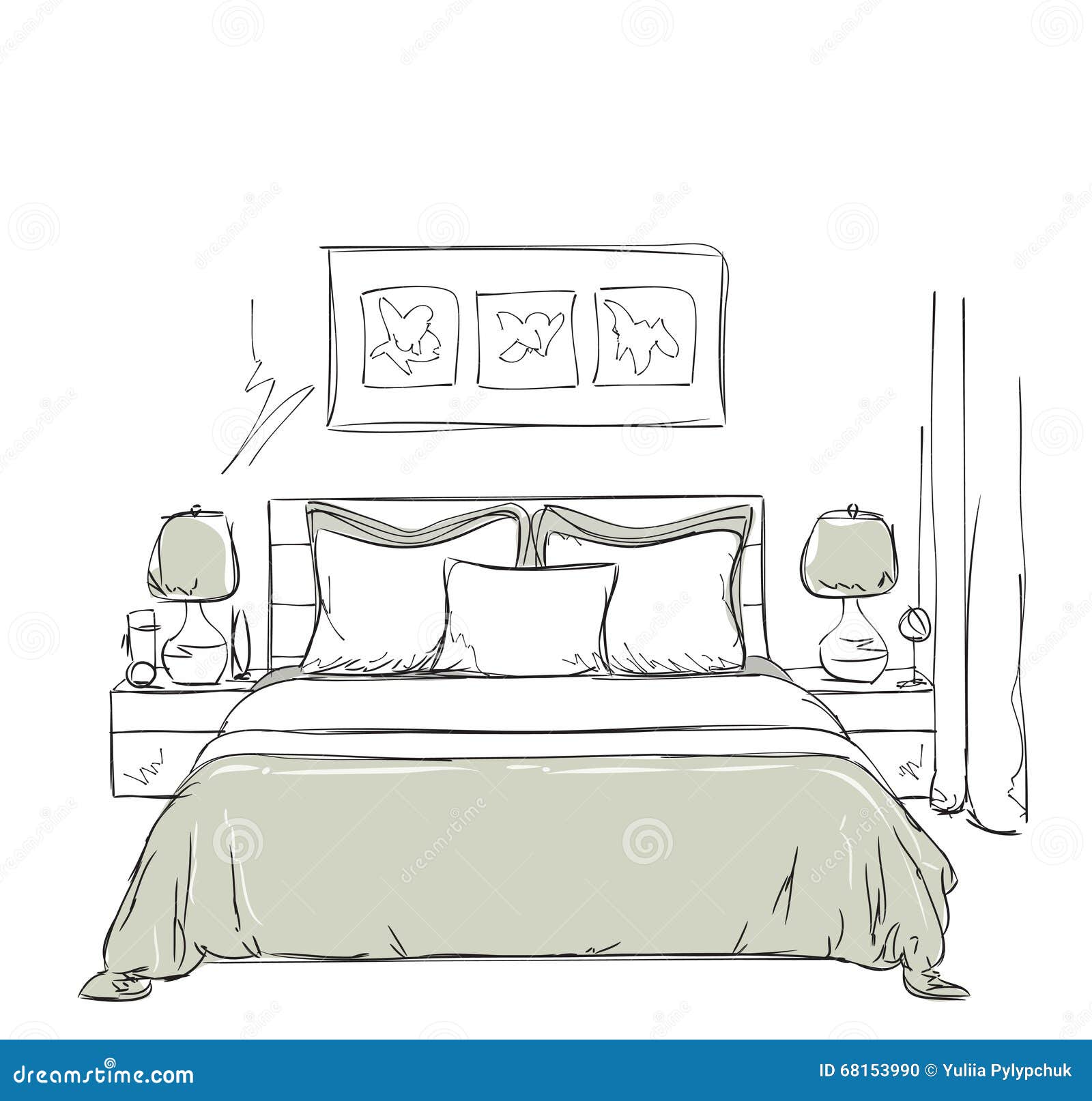 Dessin Intérieur Moderne De Chambreà Coucher Illustration de Vecteur Image 68153990 Desenho O Quarto ~ Dessin Intérieur Moderne De Chambreà Coucher Illustration de Vecteur Image 68153990