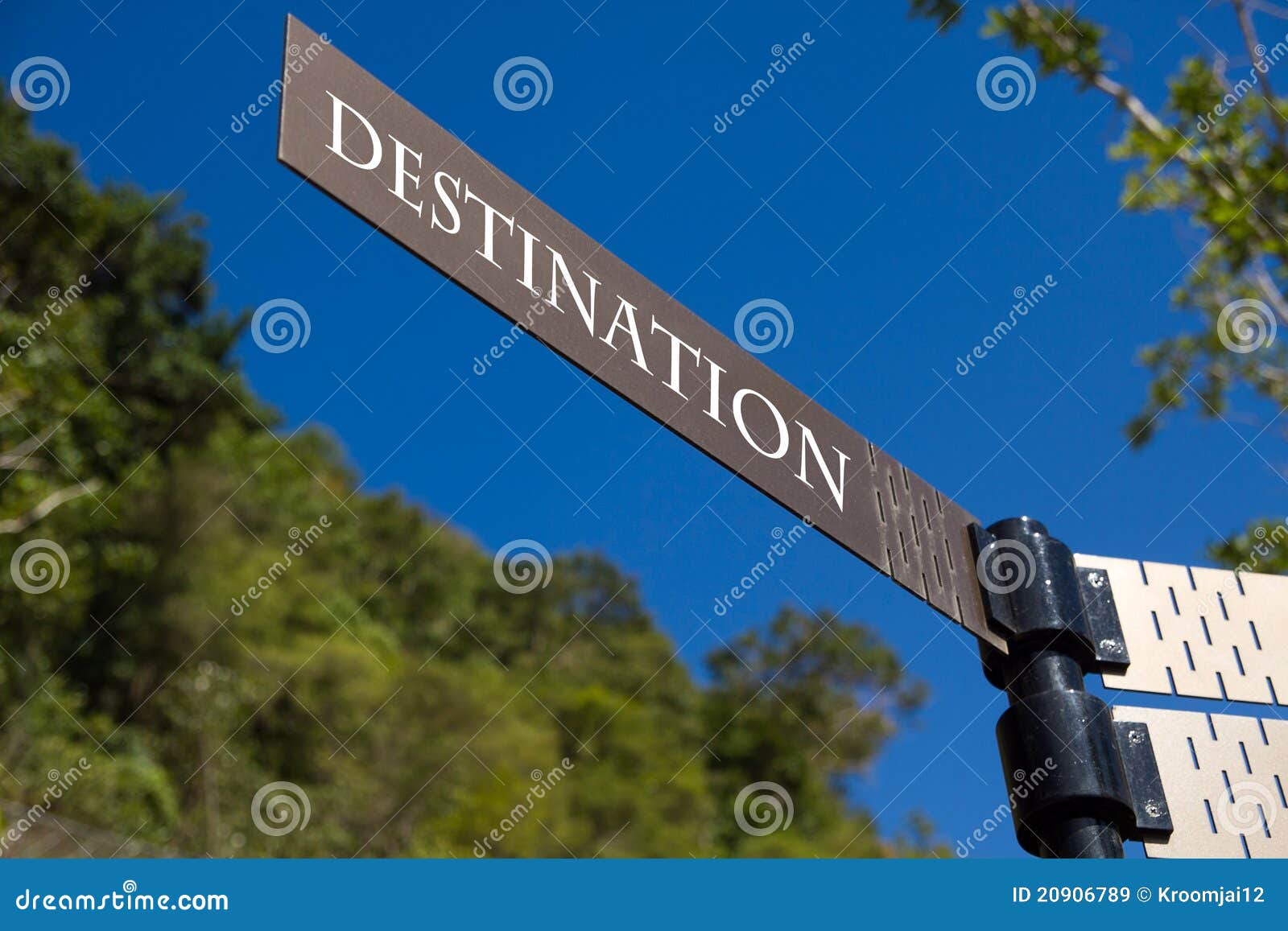 destination sign