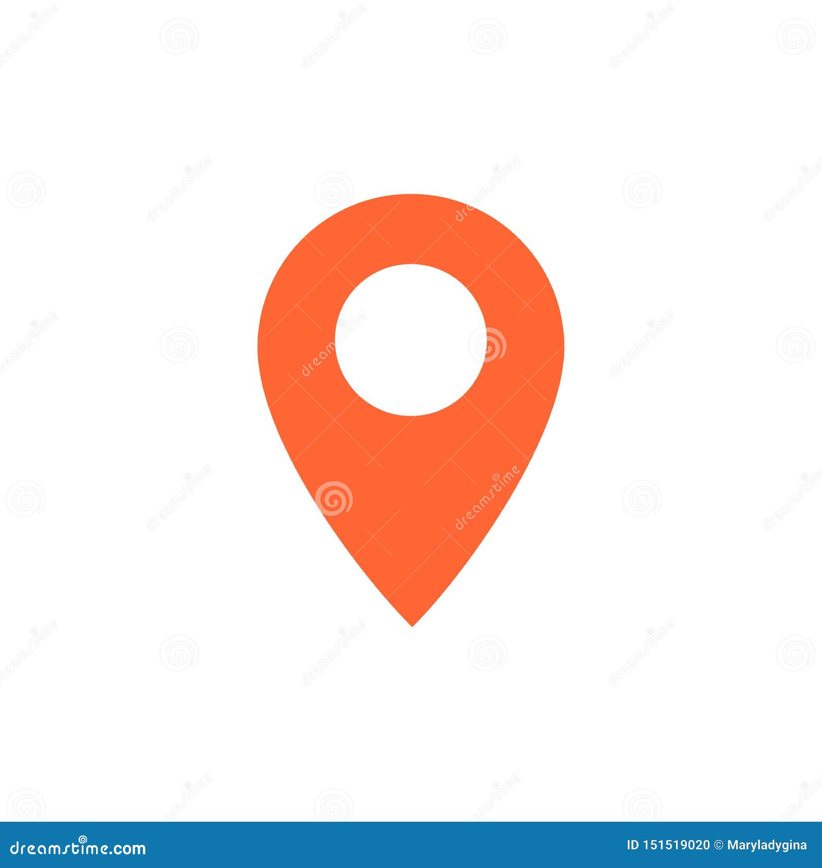 destination  icon. map pointer icon.   for web  and mobile app