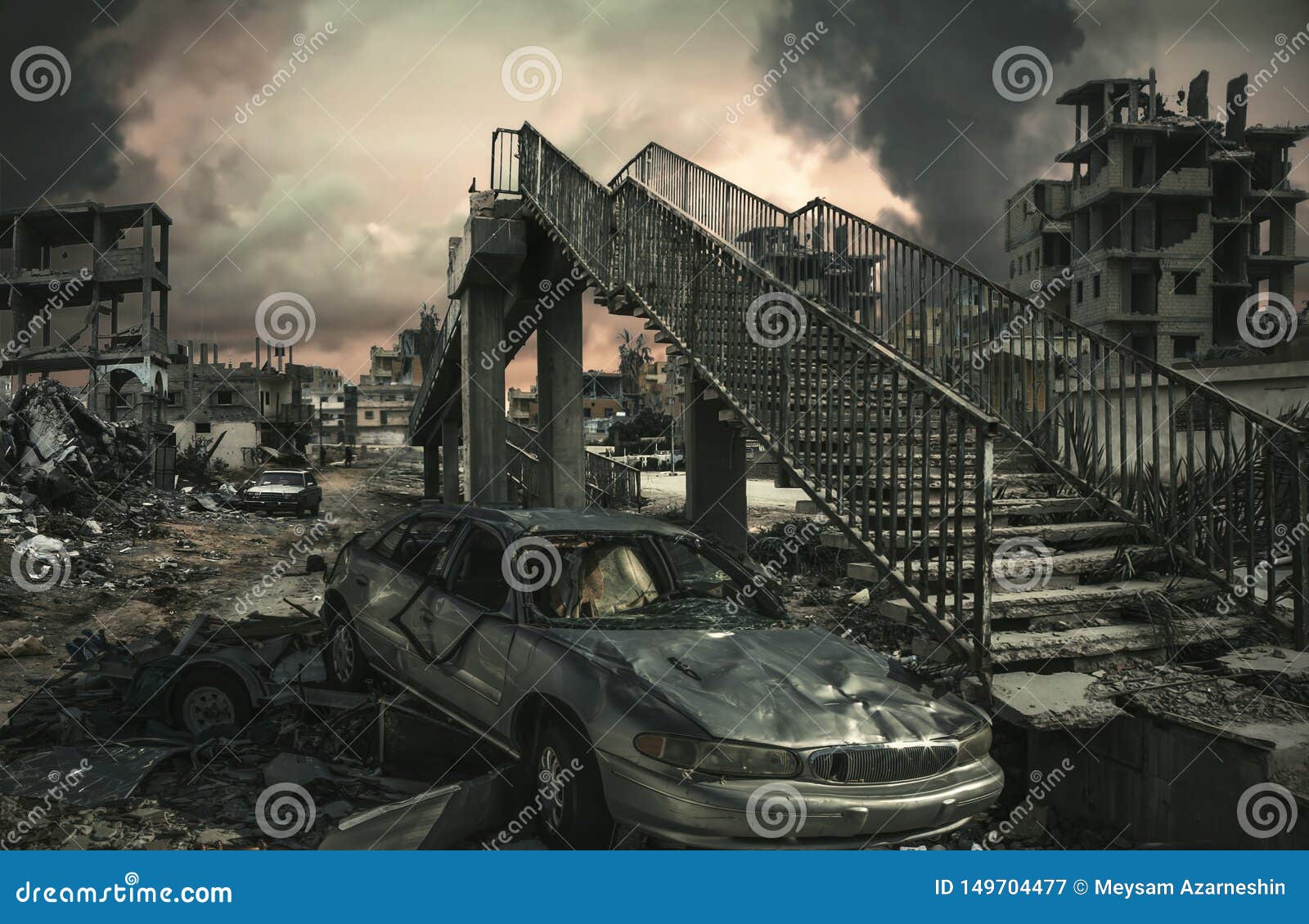 Featured image of post War Destroyed City Hd Animation of city destroyed by war at night