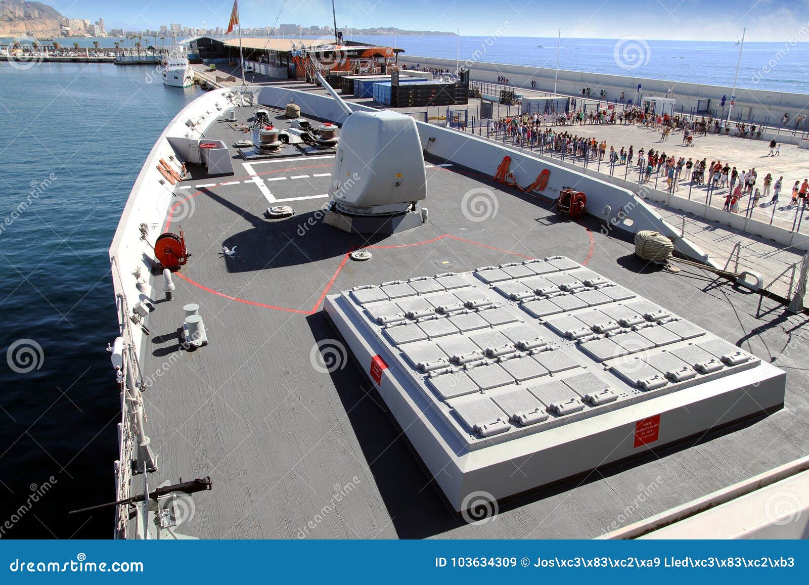Destroyer F 104 Mendez Nuñez Editorial Stock Image Image - 