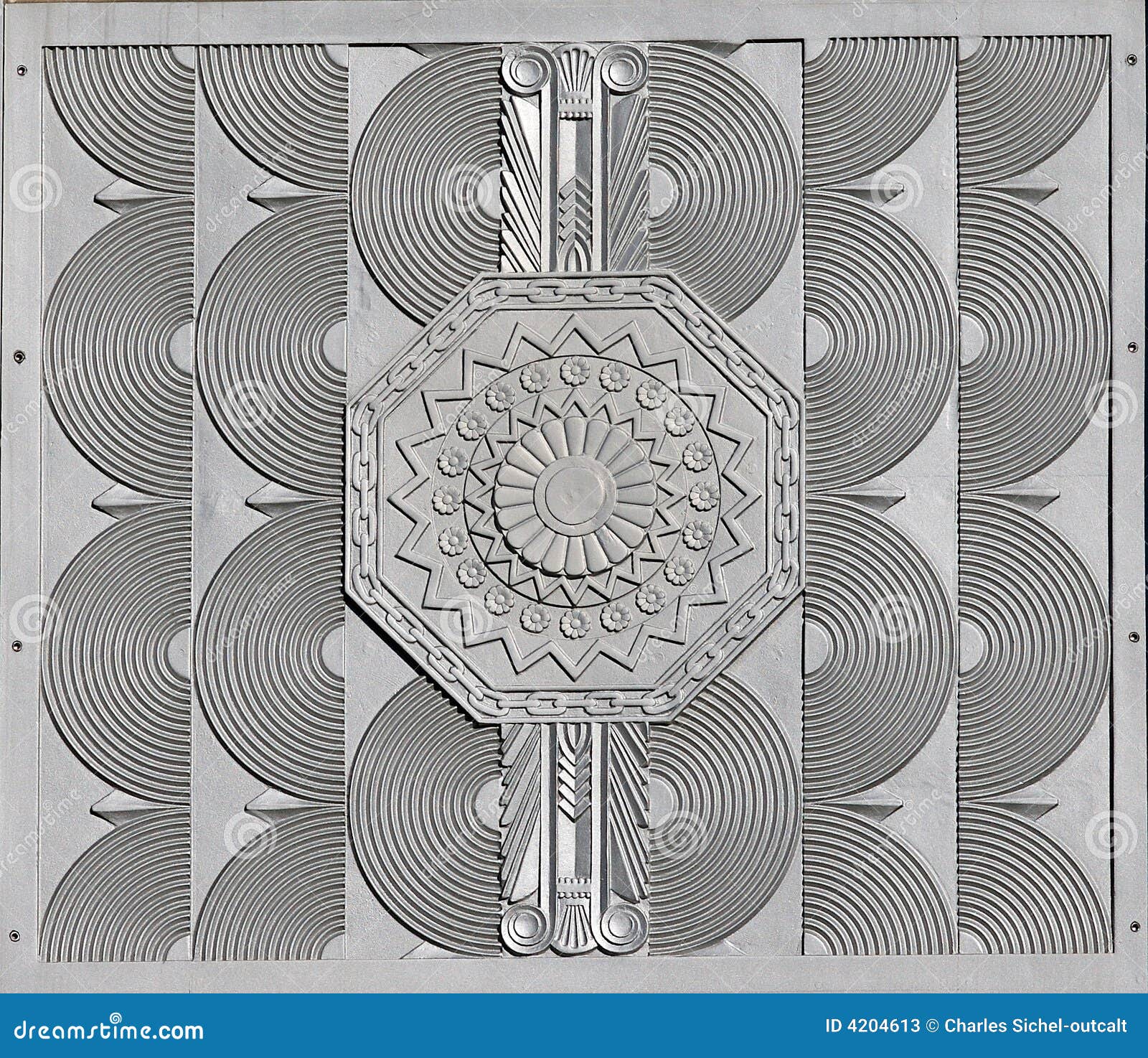 Detail of Art Deco Tile stock image. Image of artdeco 4204613