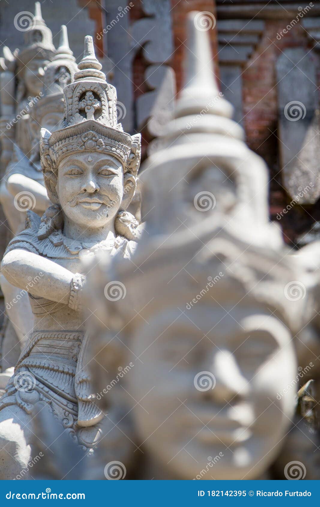 detail of a bali temple