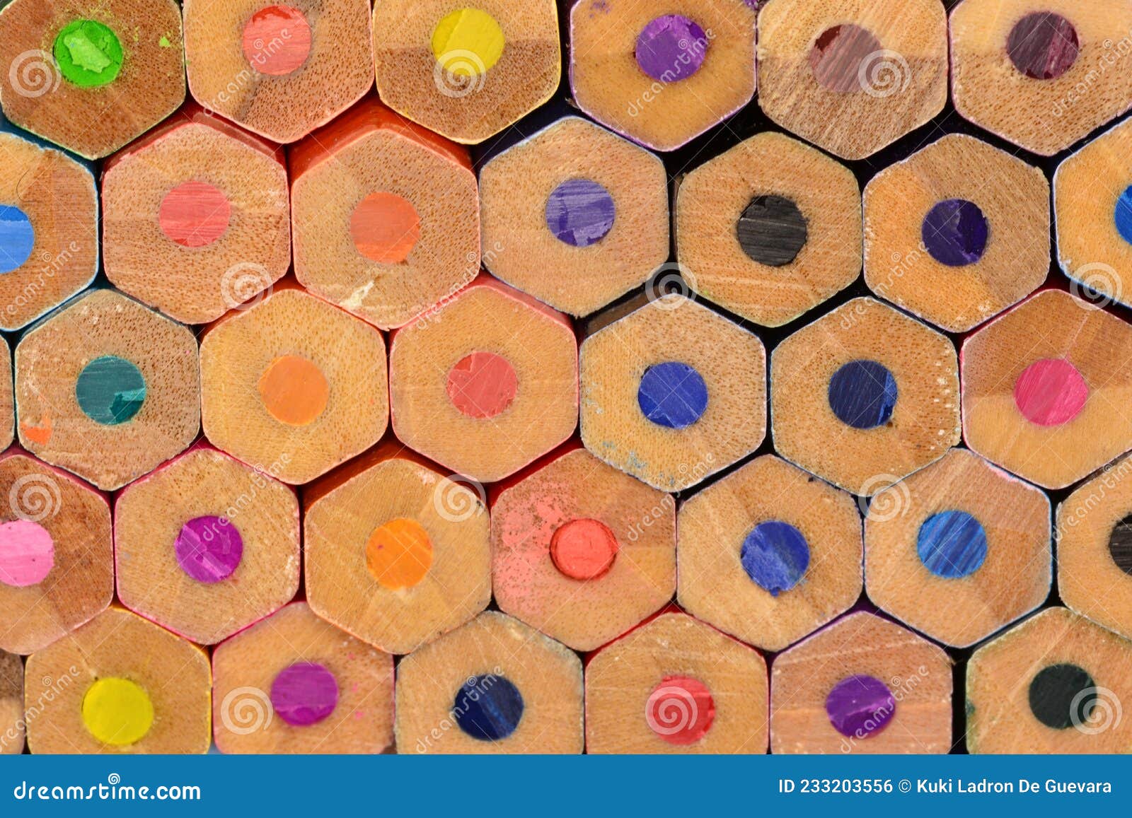 Back of colored pencils stock photo. Image of colored 233203556