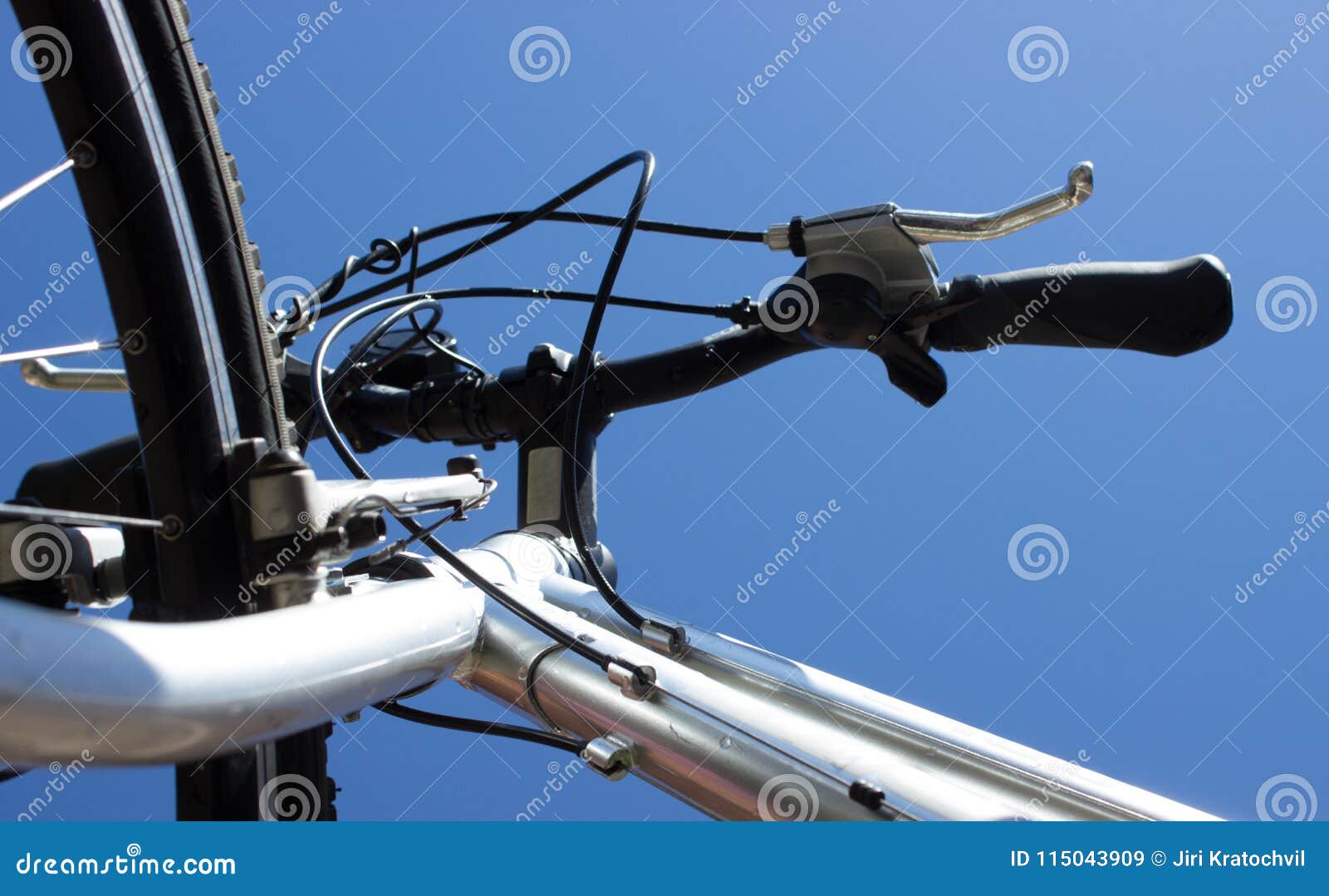 Detail of the Bicycle Brake and Handle Part. Stock Image Image of biking, biker 115043909