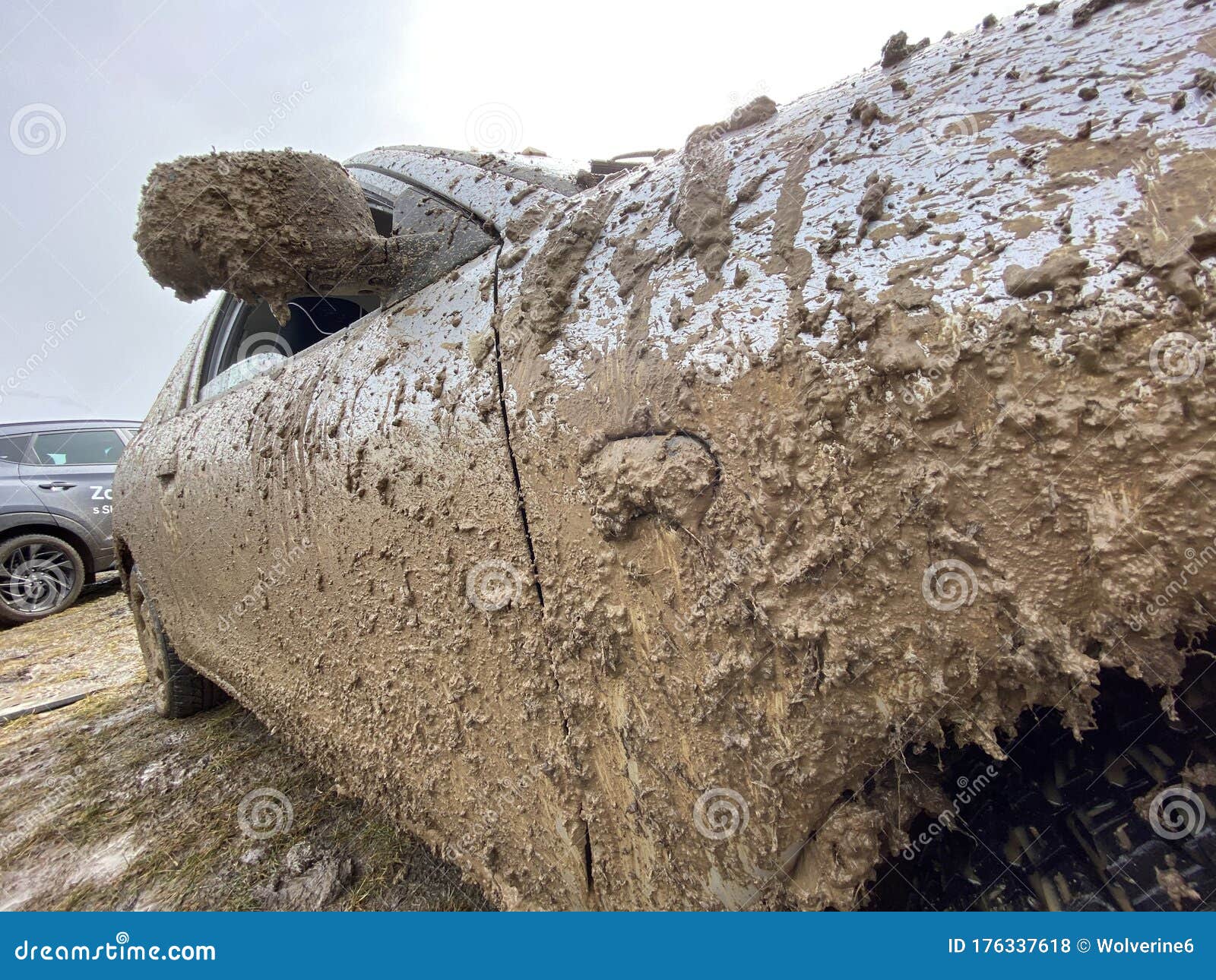 The Detail of the Car Completely Dirty by Mud after the Drag Race Stock  Photo - Image of field, clean: 176337618