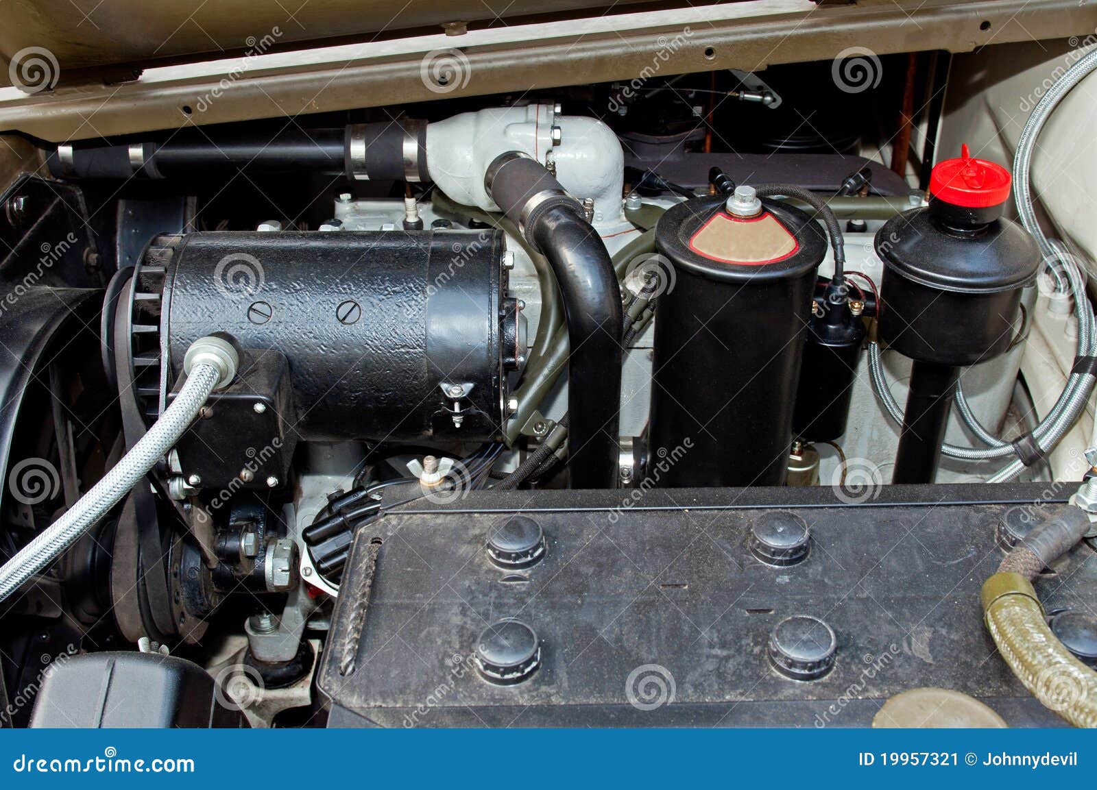 Detail of Car Engine stock image. Image of engine, craft 19957321
