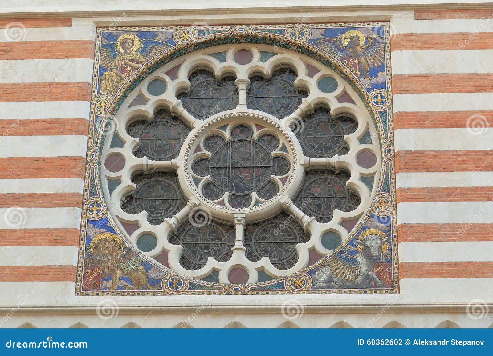 detail of chiesa di san paolo dentro le mura in rome, italy